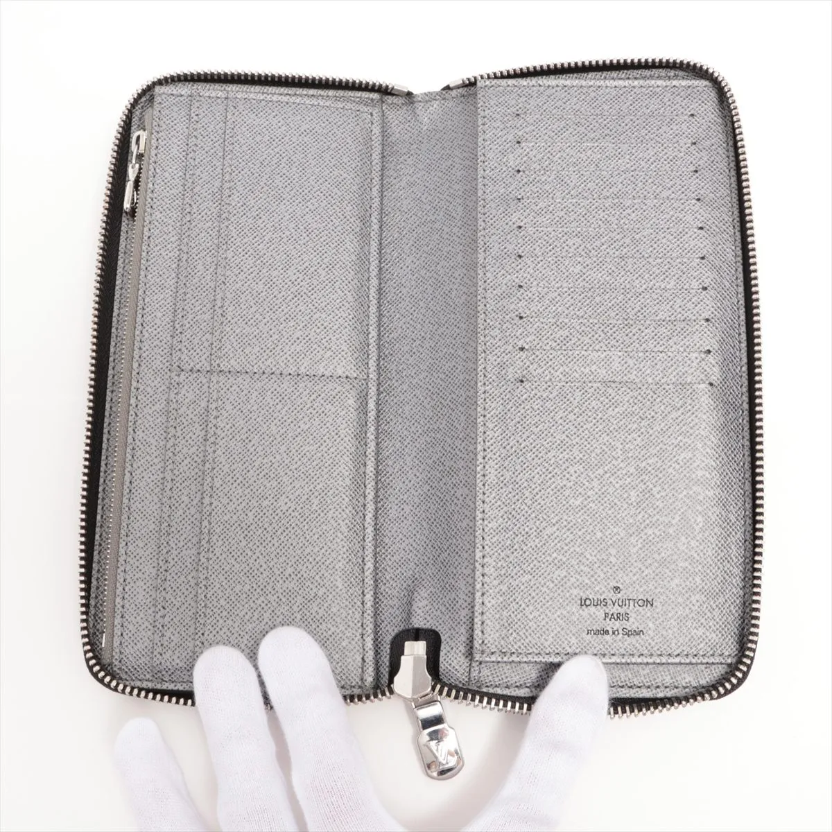 Taigarama Portefeuille Blazer M30841 Silver Long Wallet RFID Reactive — view 3