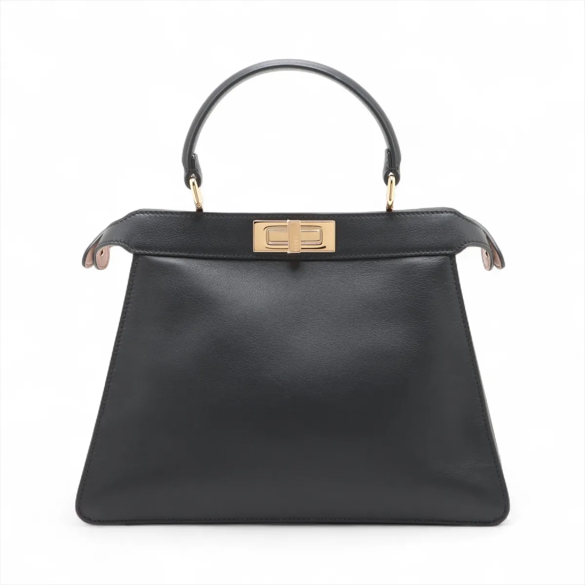 Peekaboo I.U Medium Leather 2-Way Handbag, Black 8BN321 — view 2