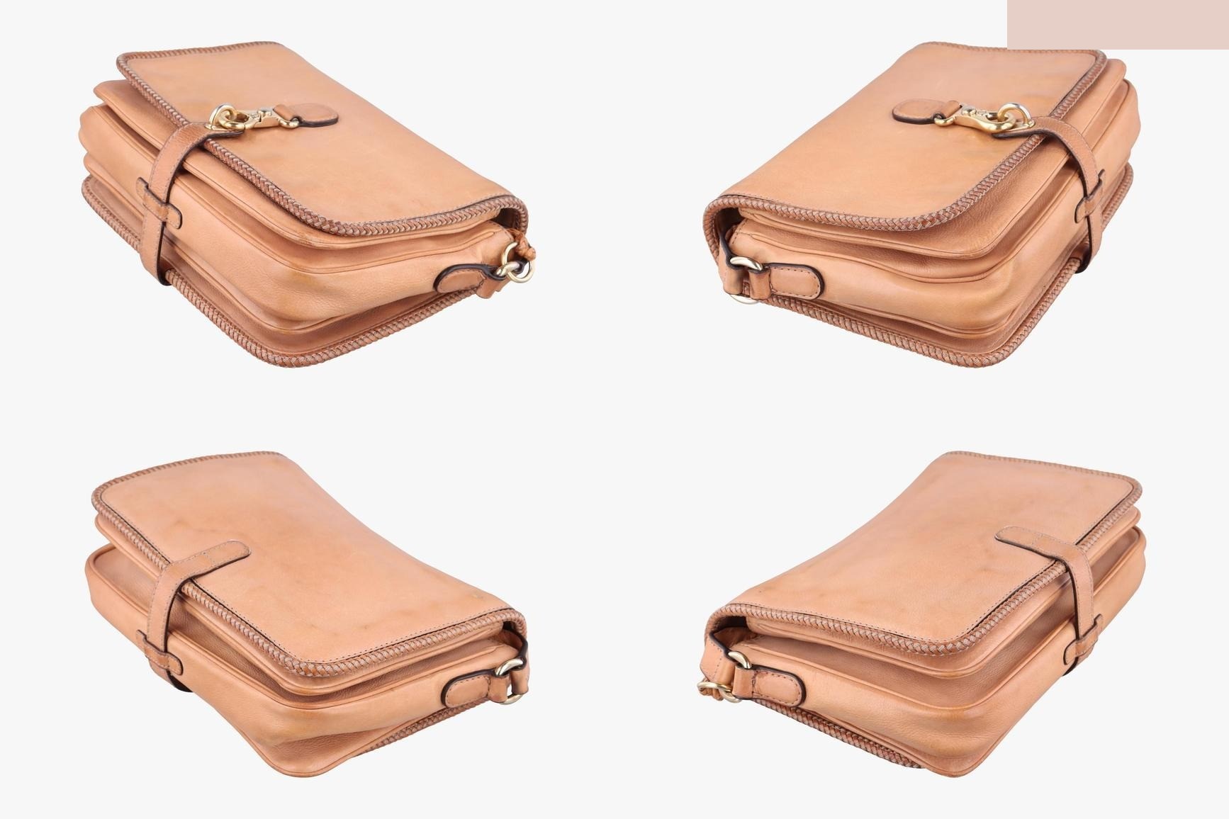 Marrakech Messenger Leather Brown — view 4