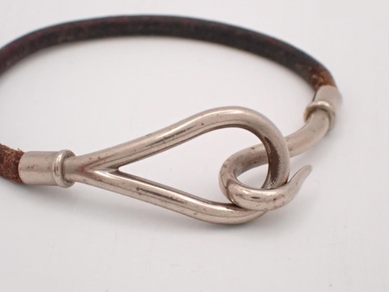 Jumbo bracelet, leather, wrist circumference approximately 17cm — view 3