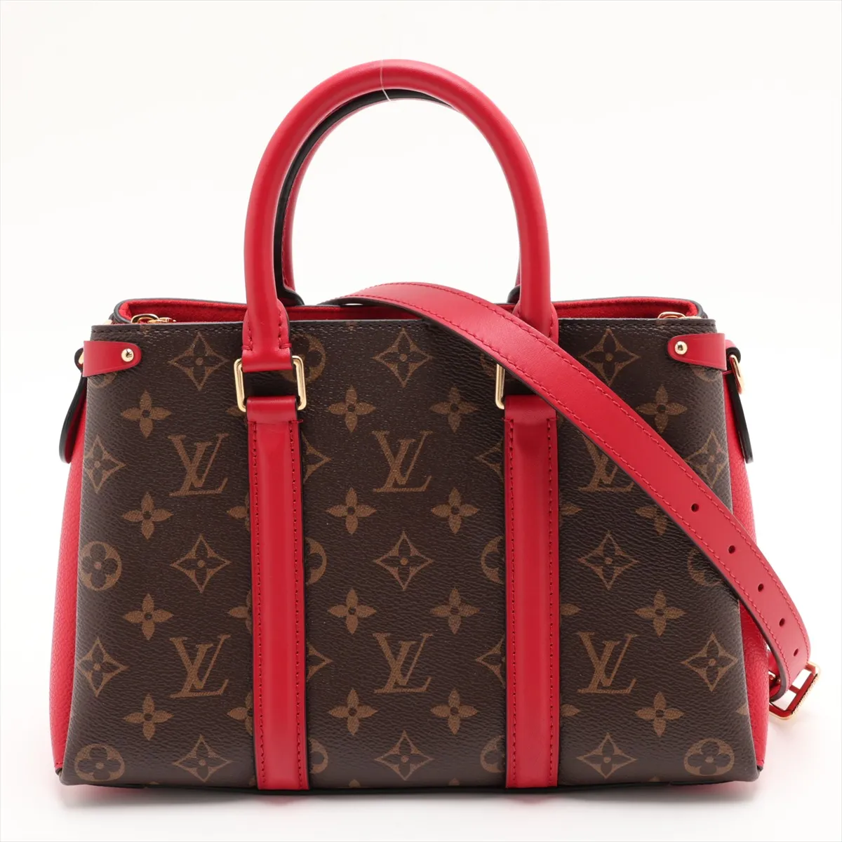 Monogram Soufflot NV BB M44818 TR4189 Brown x Red (RFID detected)
