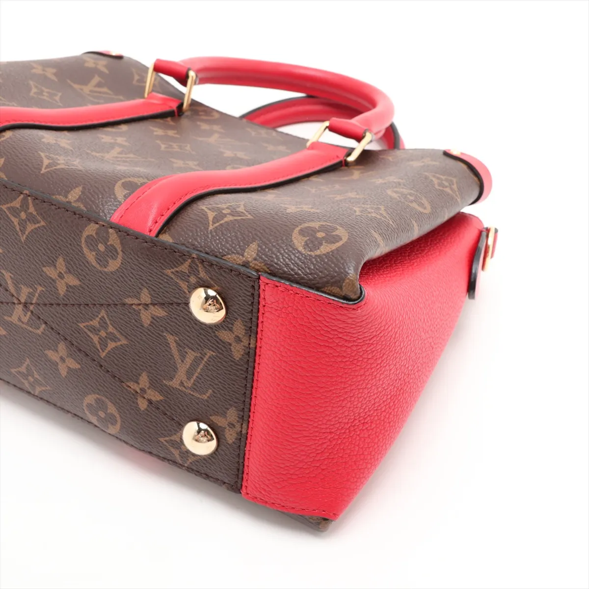 Monogram Soufflot NV BB M44818 TR4189 Brown x Red (RFID detected) — view 3