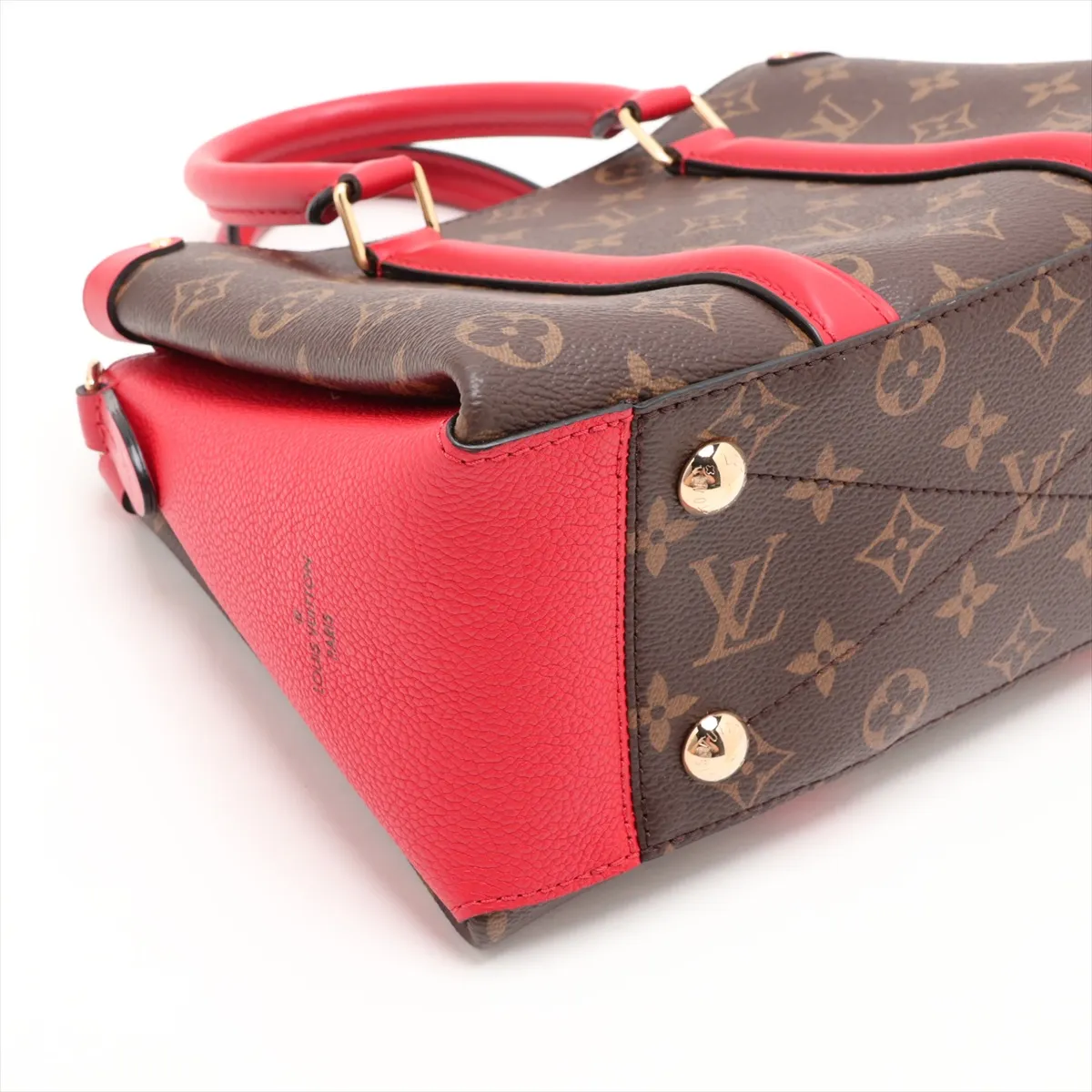 Monogram Soufflot NV BB M44818 TR4189 Brown x Red (RFID detected) — view 4