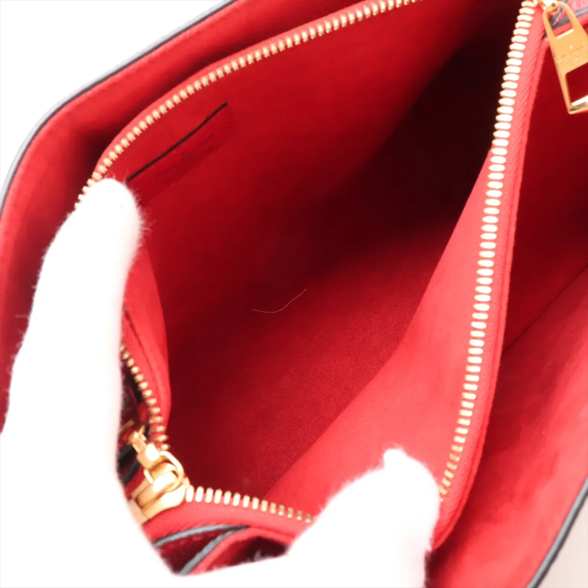 Monogram Soufflot NV BB M44818 TR4189 Brown x Red (RFID detected) — view 9
