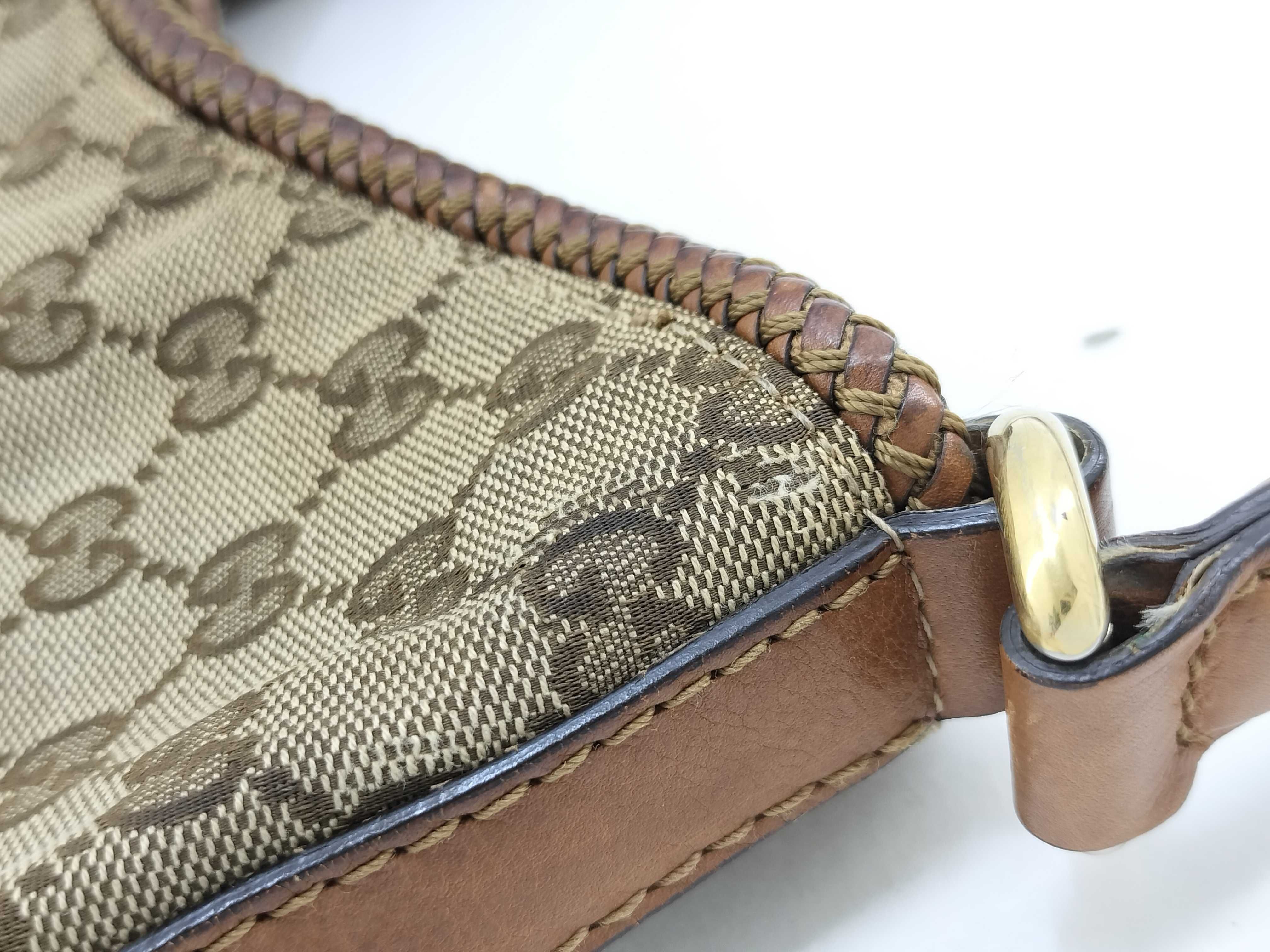 GG Canvas Milk Tea Canvas GG Monogram Tassel Crossbody Bag Shoulder Bag — view 15