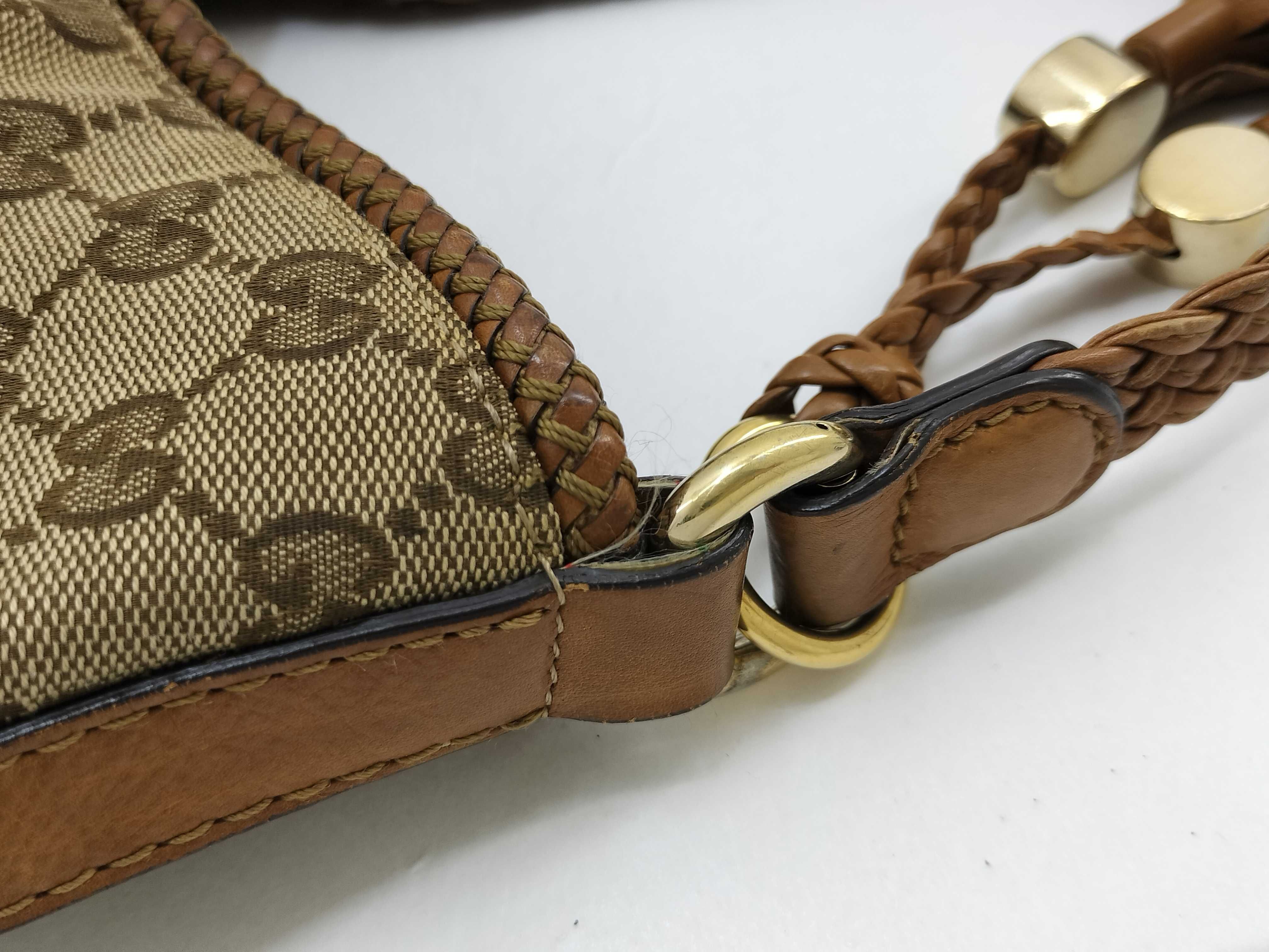 GG Canvas Milk Tea Canvas GG Monogram Tassel Crossbody Bag Shoulder Bag — view 5