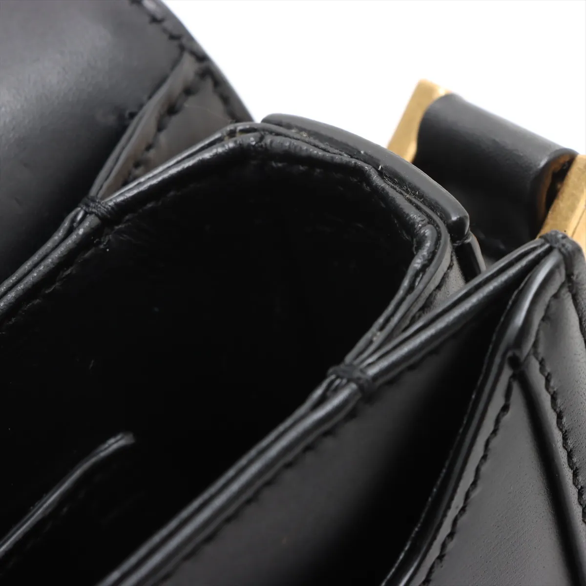 Solferino Leather Shoulder Bag Black 634306 — view 9