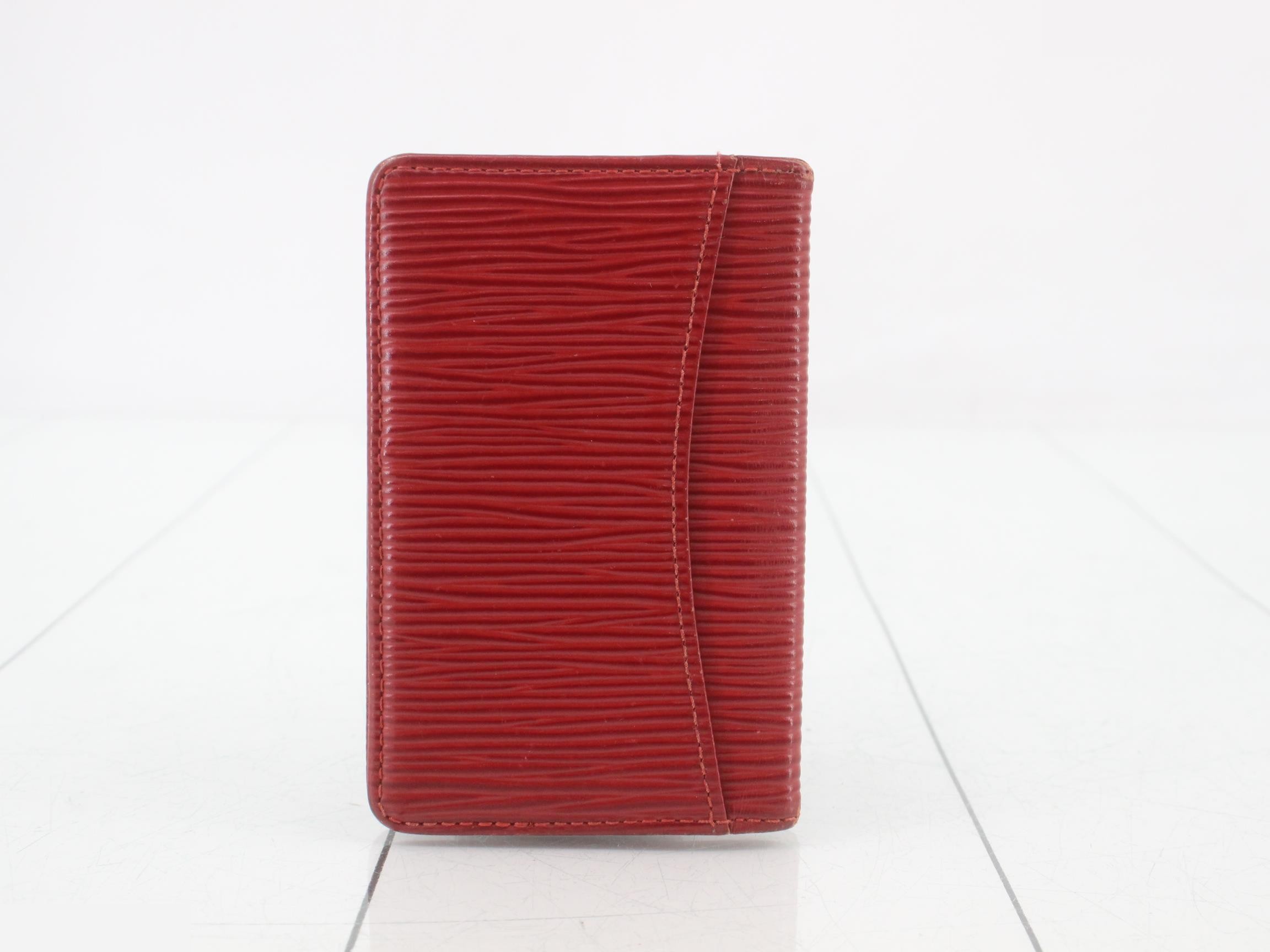 Pochette Carte de Visite Epi Red — view 2