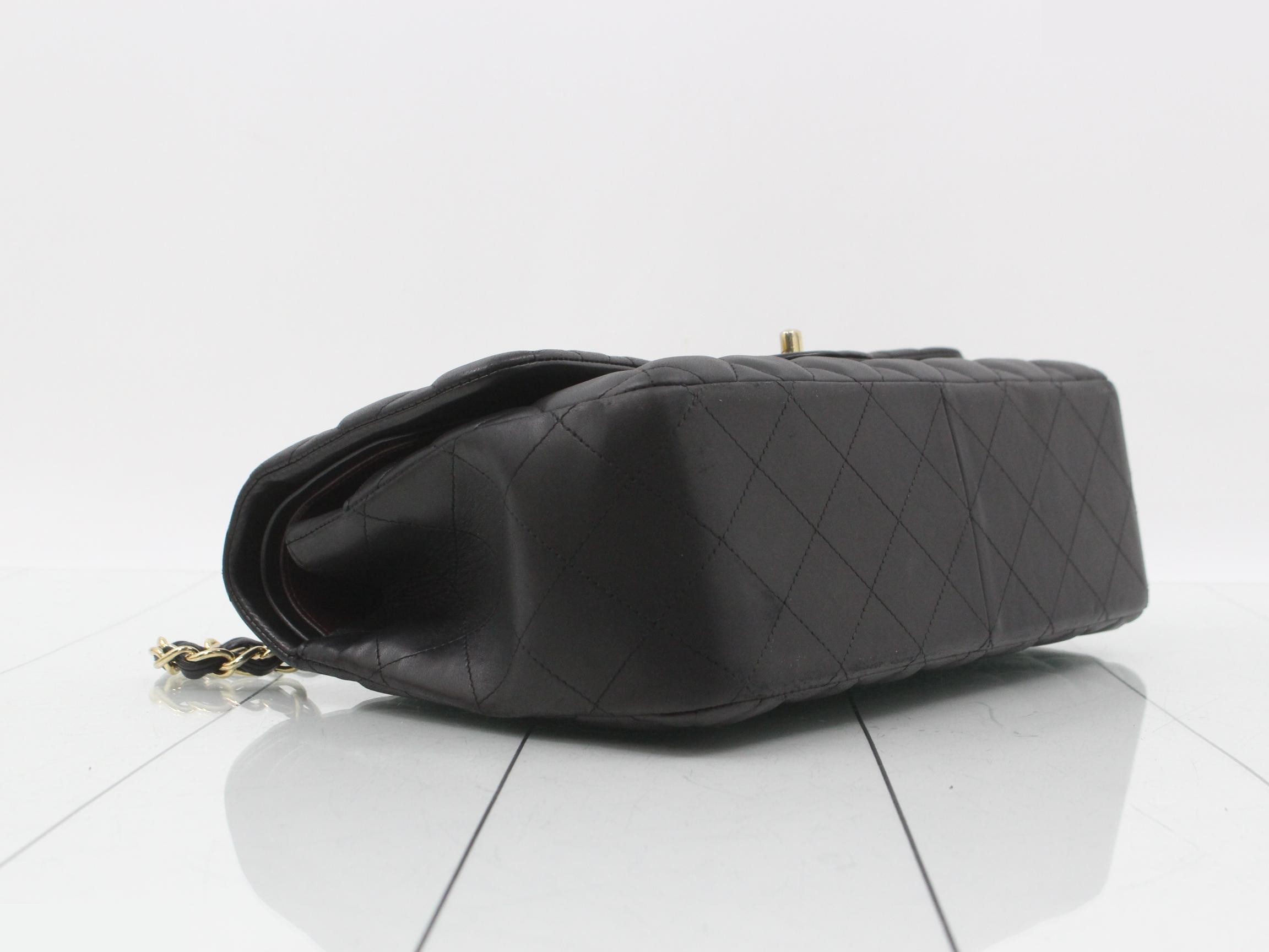 Matelassé 30 Lambskin Double Flap Chain Shoulder Bag — view 5