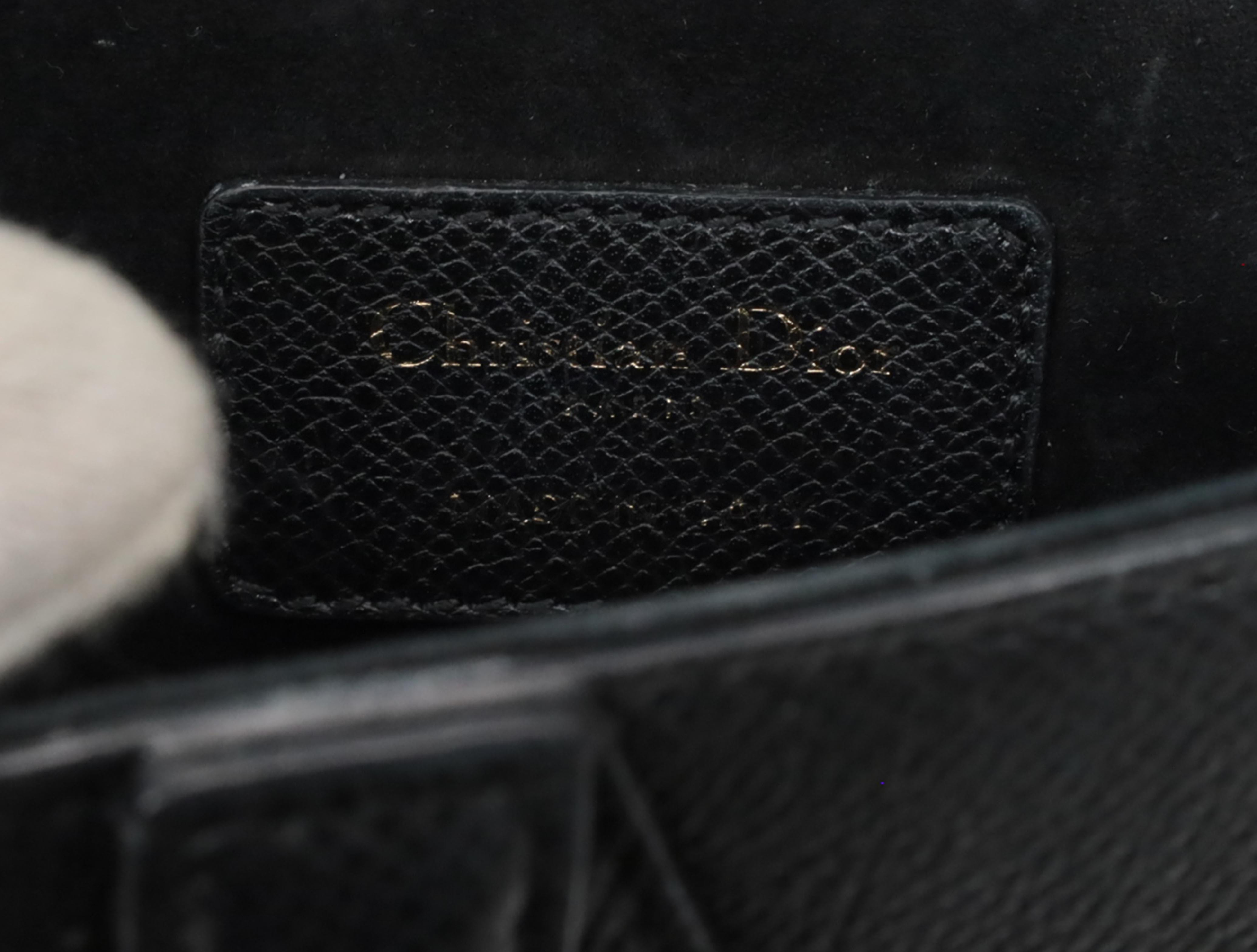 Saddle Leather Shoulder Bag (Dark Navy) — view 8
