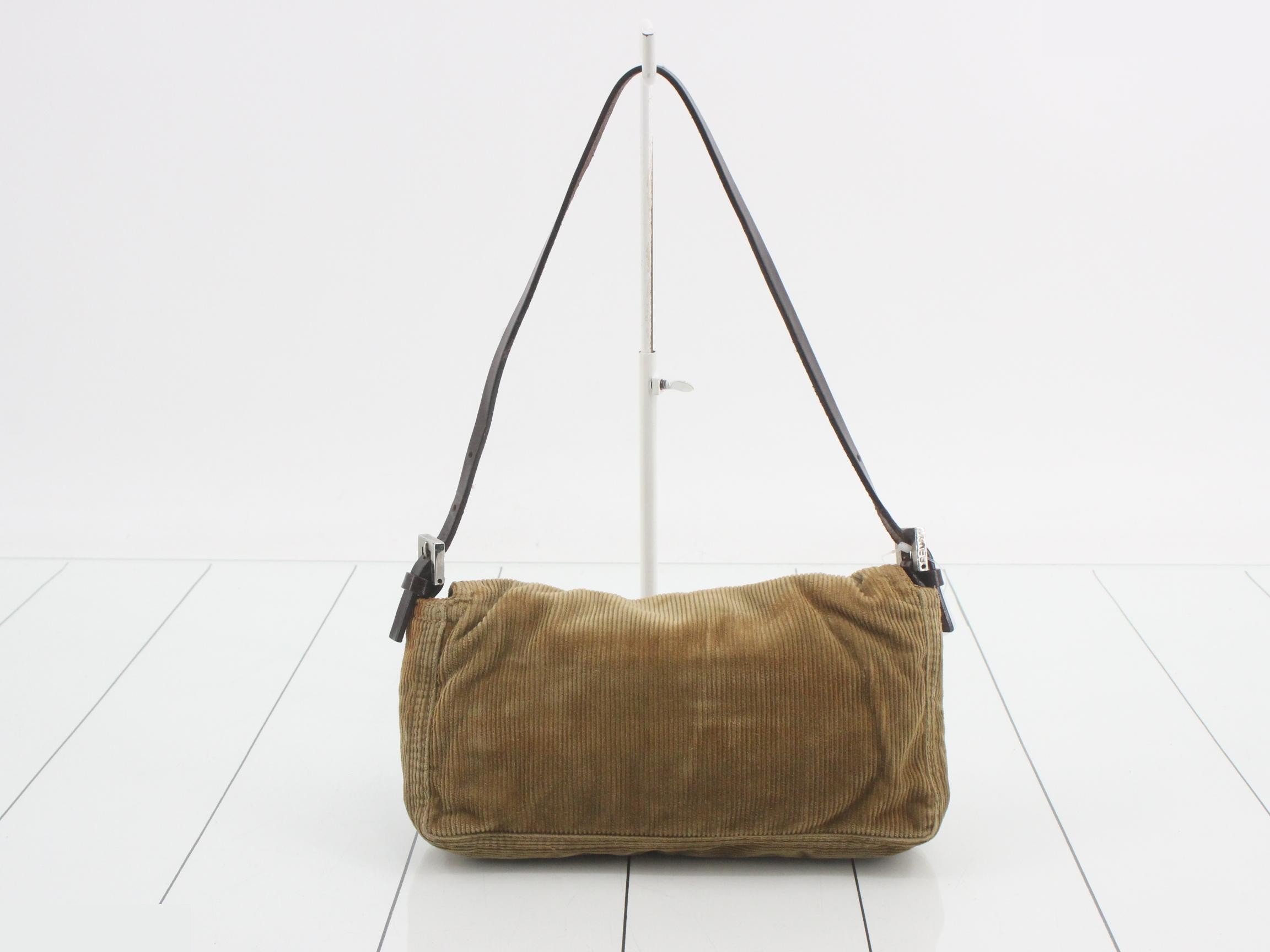 Mamma Baguette Corduroy Shoulder Bag — view 2