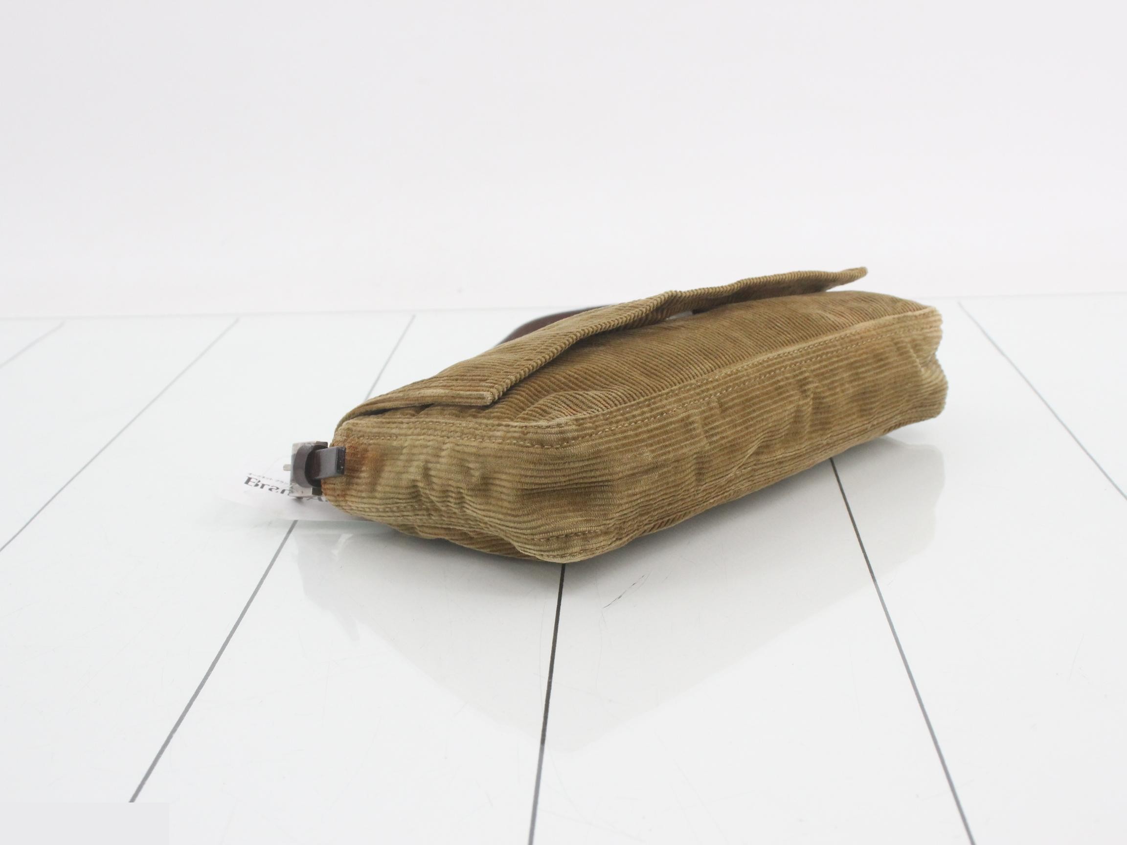Mamma Baguette Corduroy Shoulder Bag — view 5