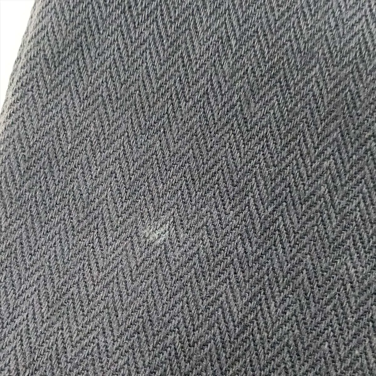 Aline MM Toile Chevron x Leather Navy Silver Hardware C:2018 — view 10