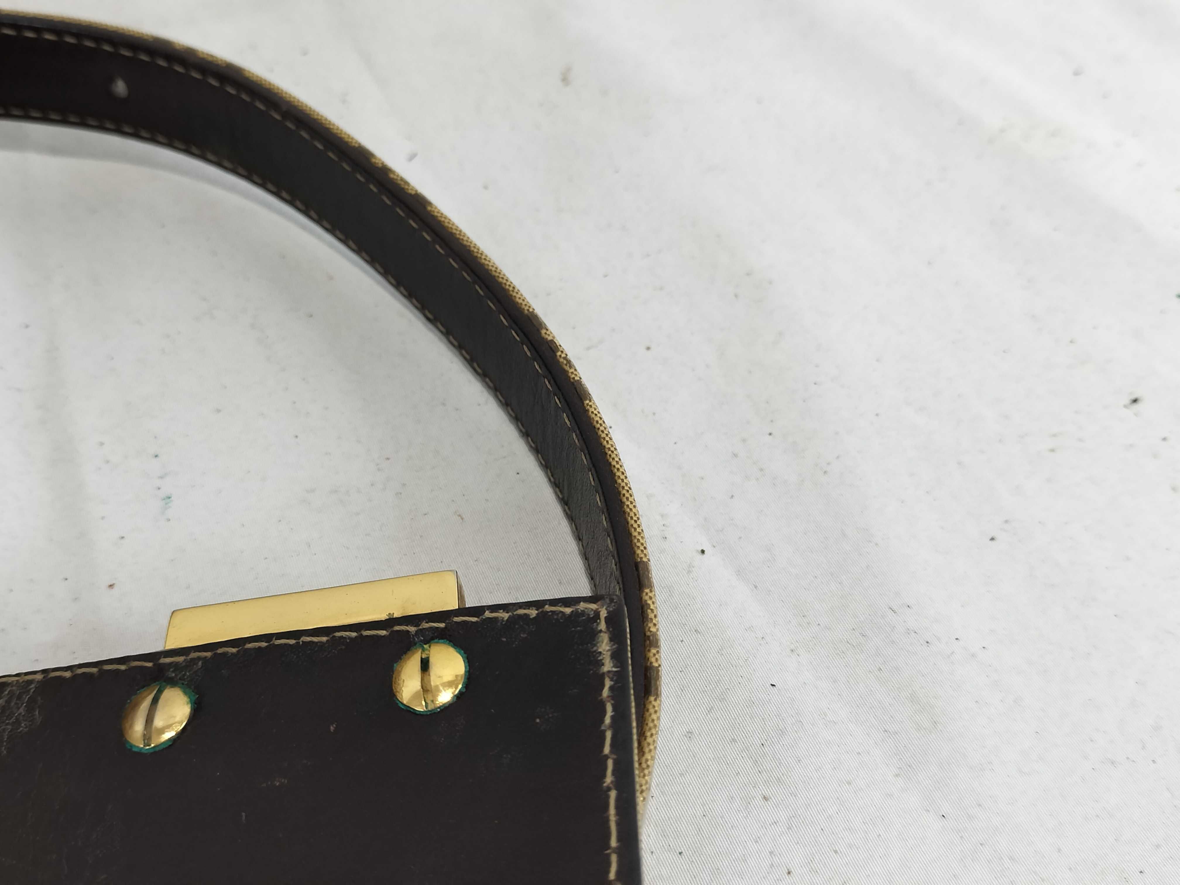 Mamma One-Shoulder Bag / Zucchino Leather / Gold Hardware / Enamel Handbag — view 5