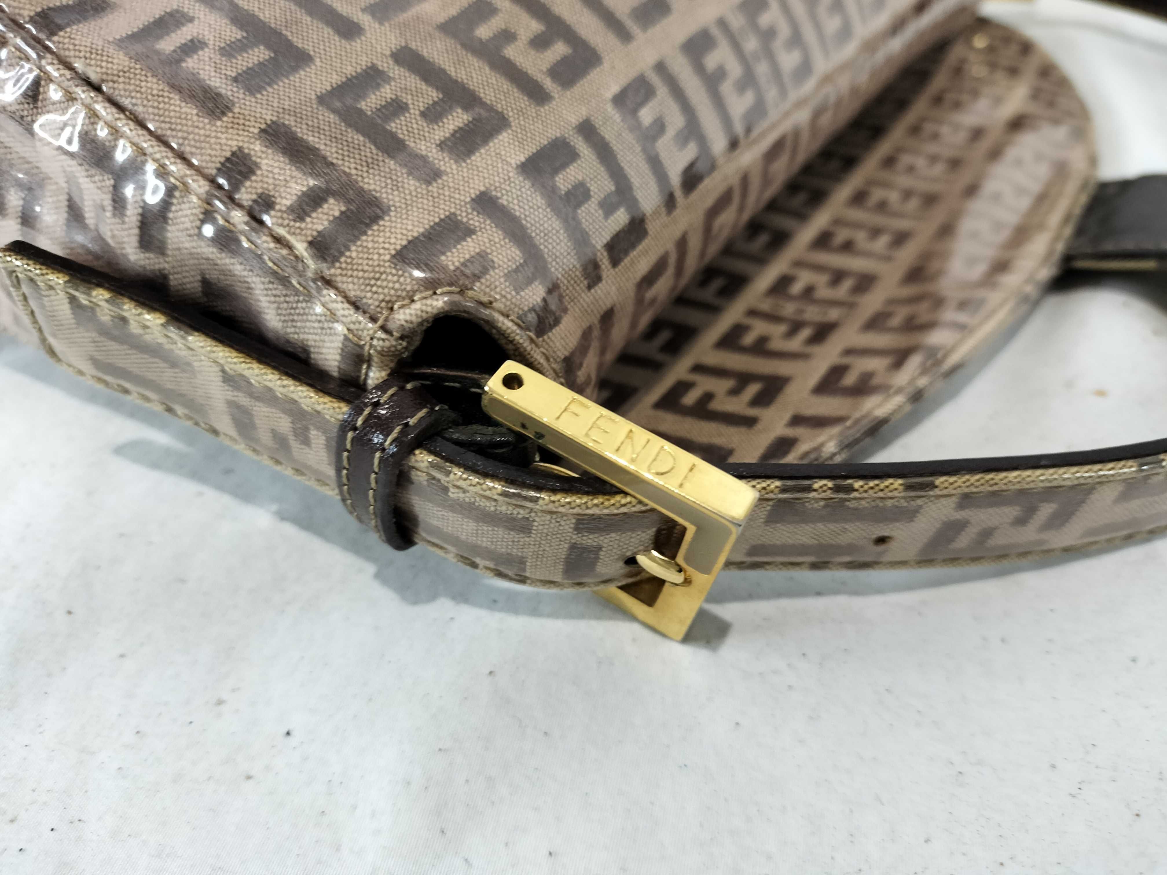 Mamma One-Shoulder Bag / Zucchino Leather / Gold Hardware / Enamel Handbag — view 6