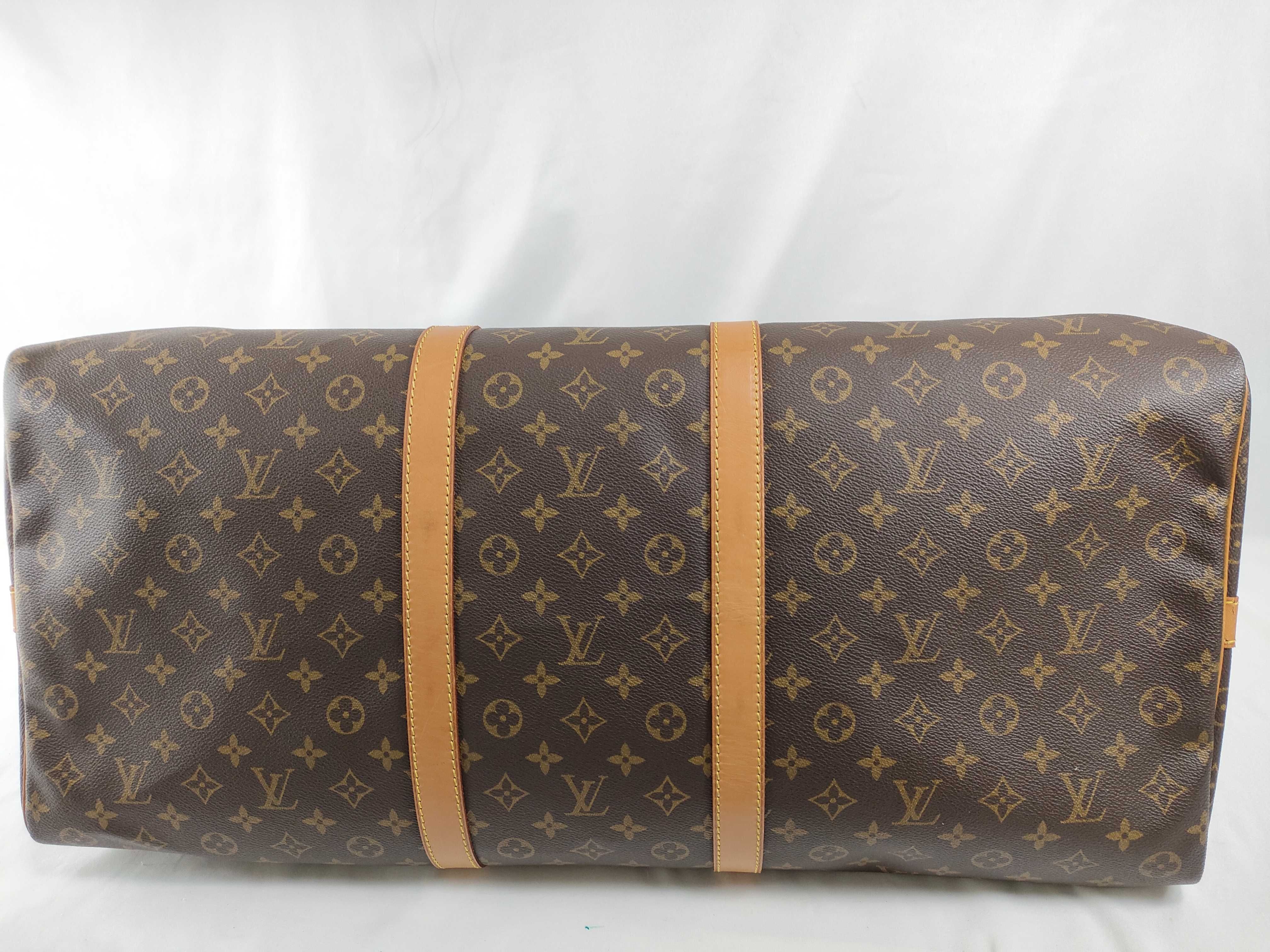 Monogram M41412 Monogram Keepall Bandoulière 60 Boston Bag — view 8