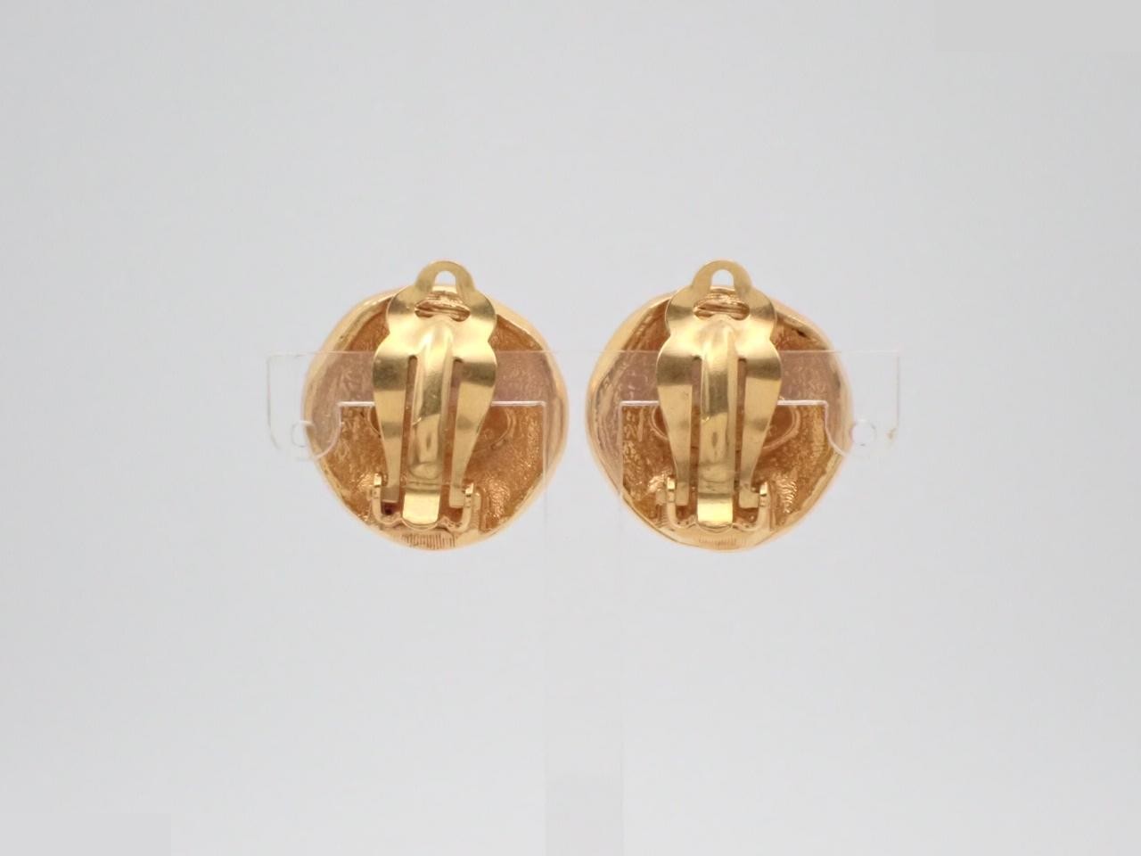 logo horse gold earrings 2 3 — view 2