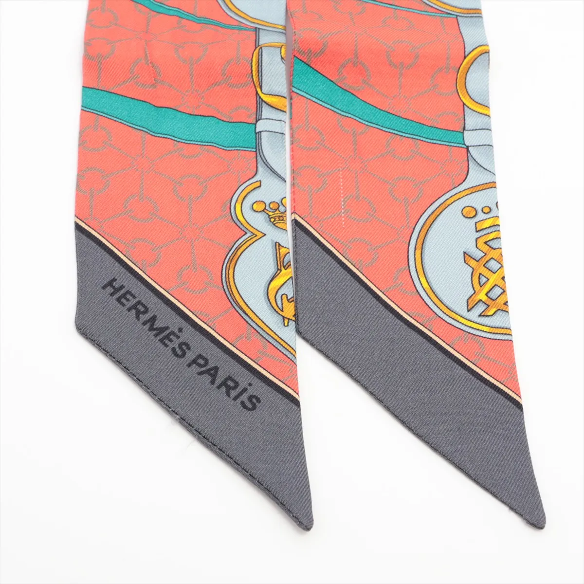 Twilly La Promenade du Matin Morning Walk Scarf Silk Multicolor — view 2