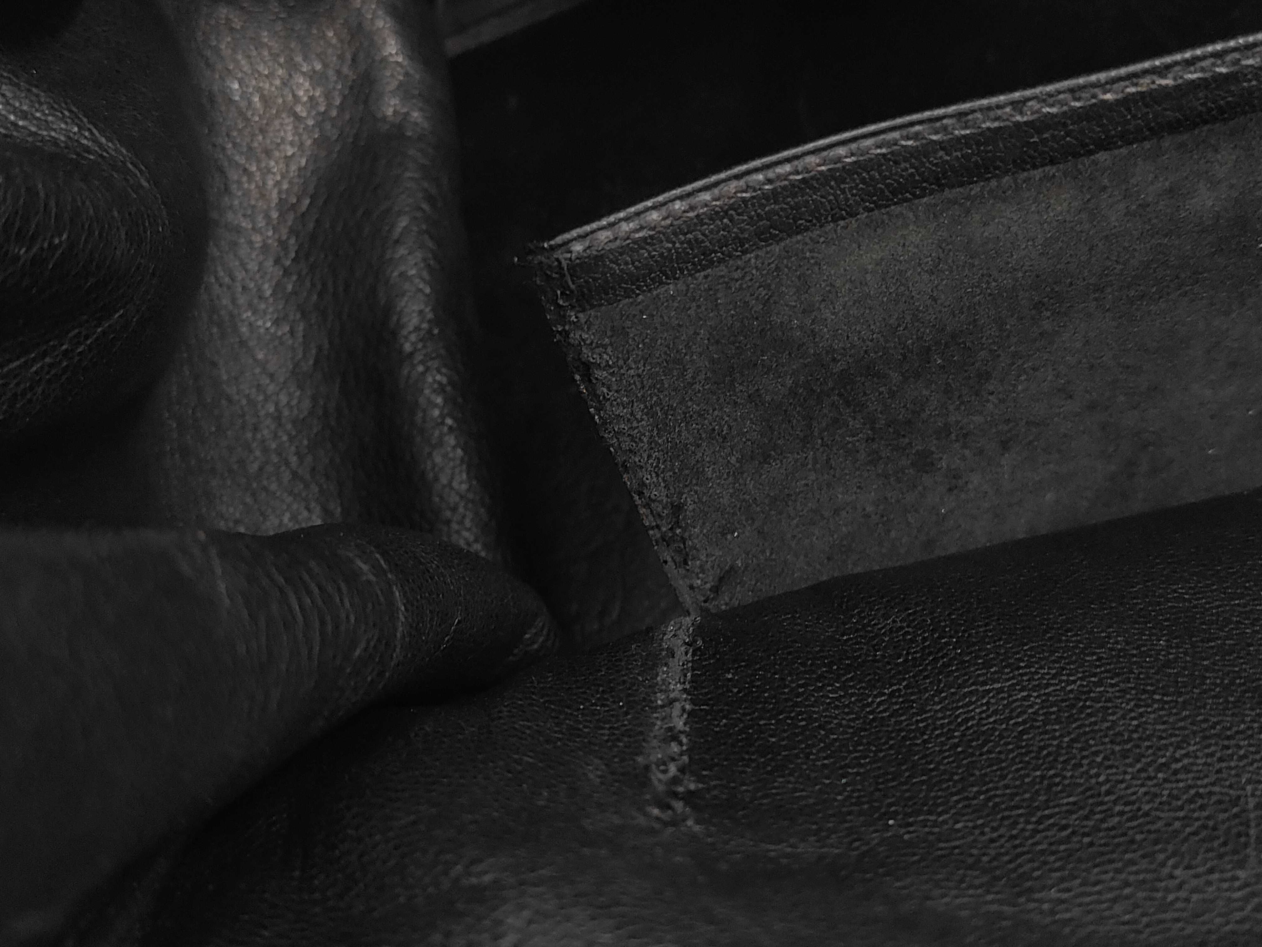 Birkin 40 Fjord Black SV G Handbag — view 15