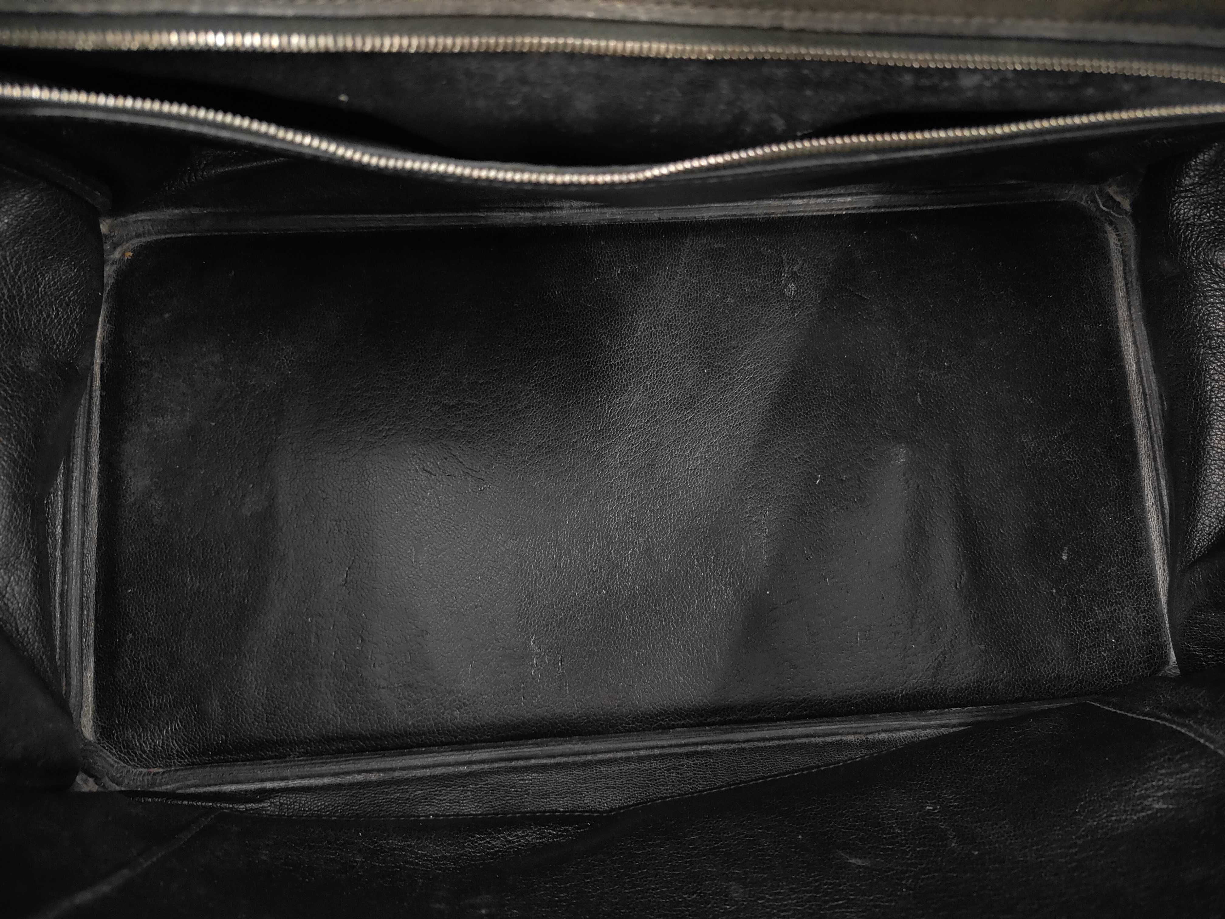 Birkin 40 Fjord Black SV G Handbag — view 8