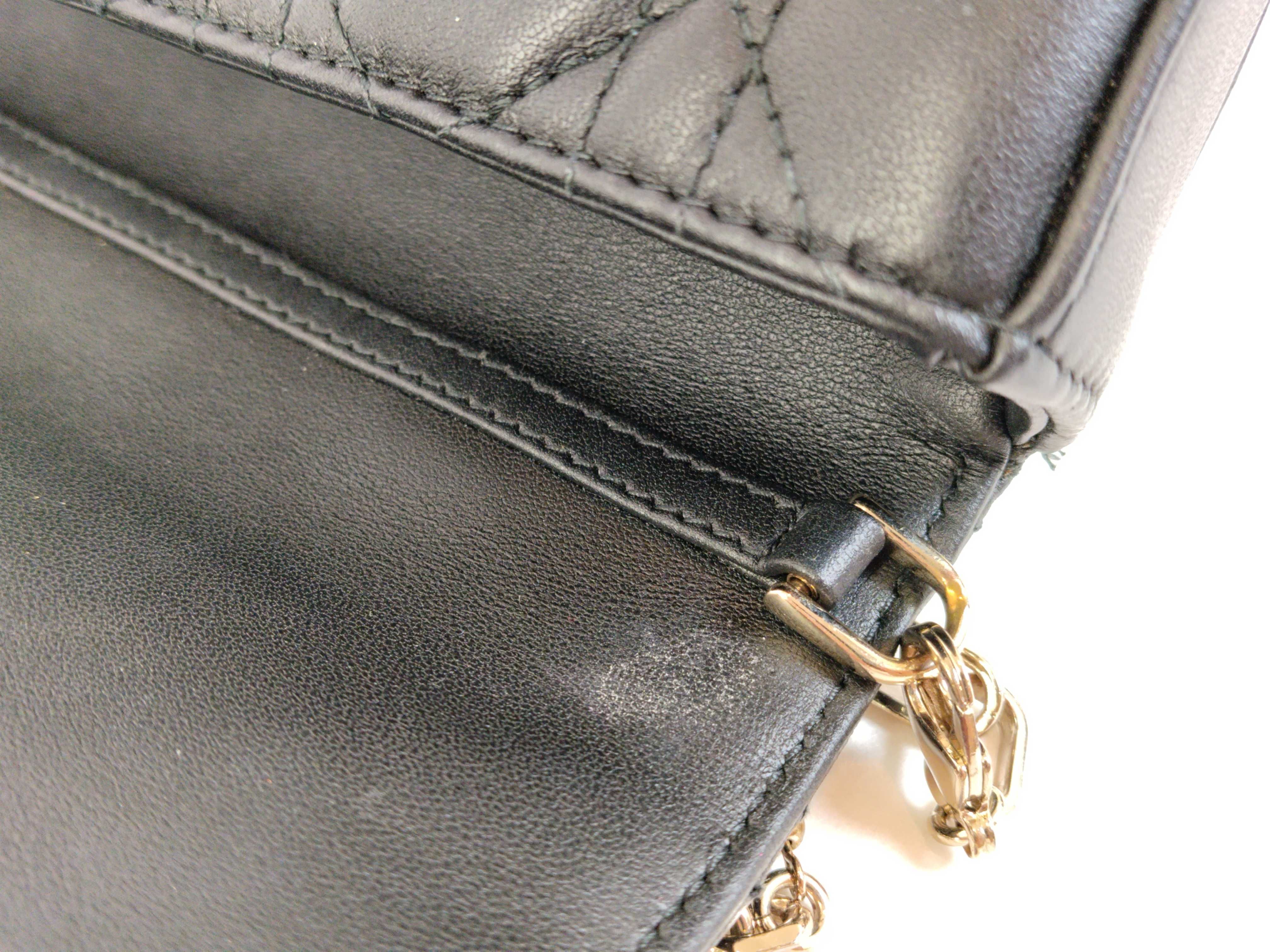Lady Dior / Christian Shoulder Bag, Cannage Stitch, Smartphone Pouch, Chain Shoulder Bag — view 5