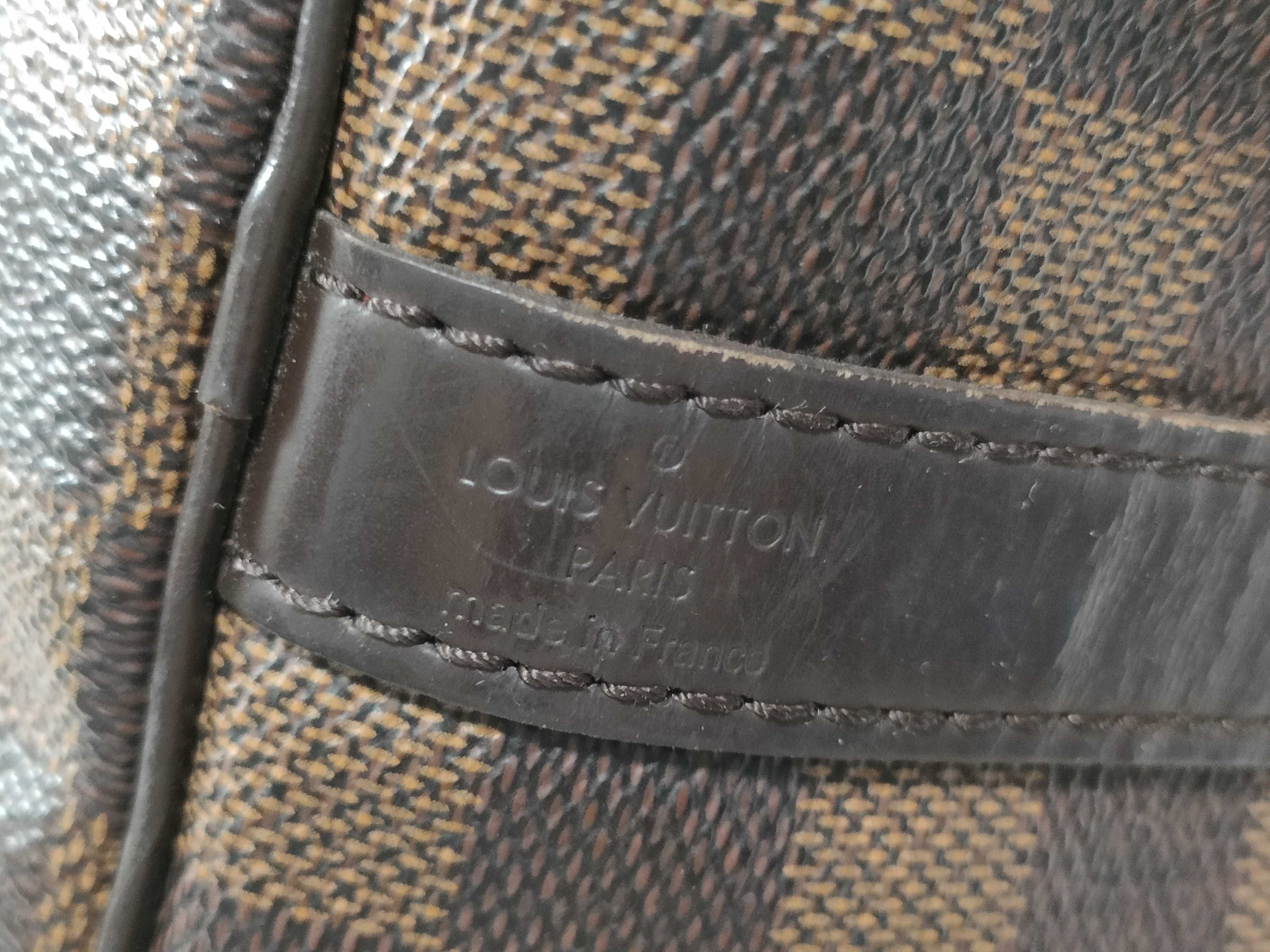Damier ID- Cow Skin Damier Speedy Bandouliere 35 Handbag Brown N41182 Handbag — view 9