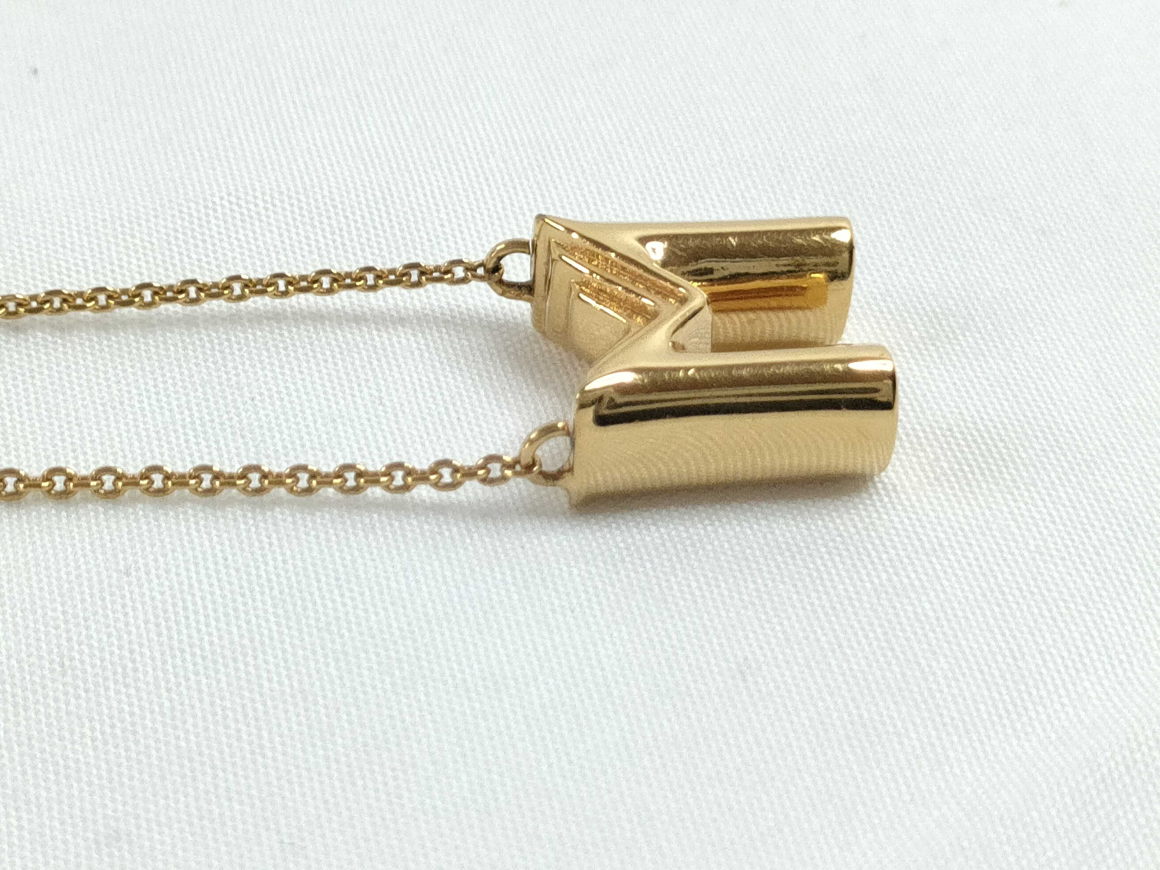 Initial M m61068 Necklace — view 4