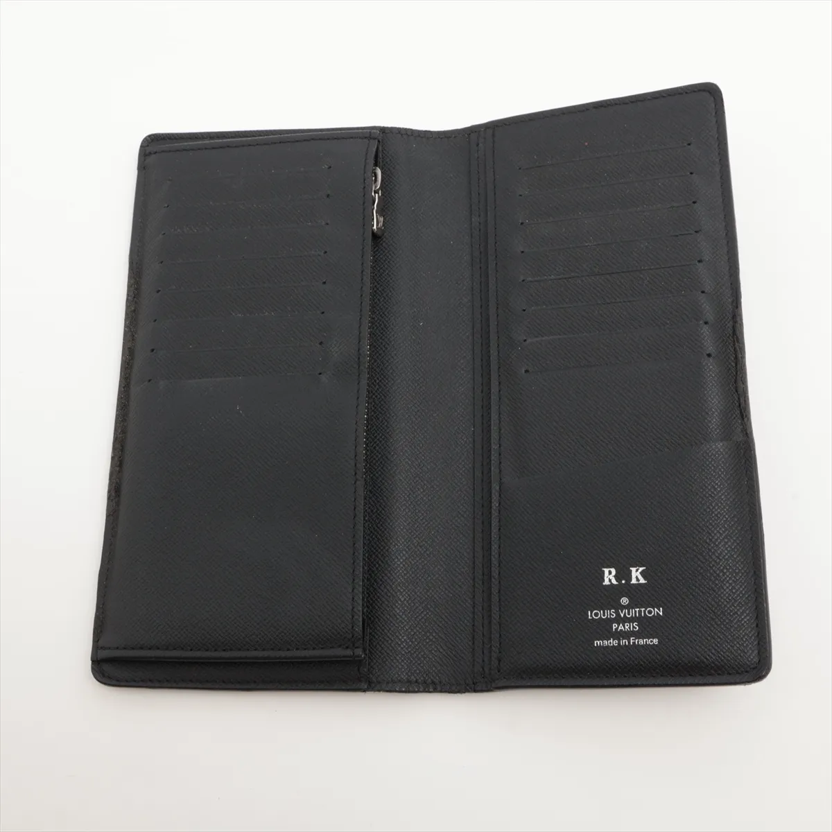 Taiga Portefeuille Brazza M30285 RA0210 Noir Long Wallet with Initials — view 3