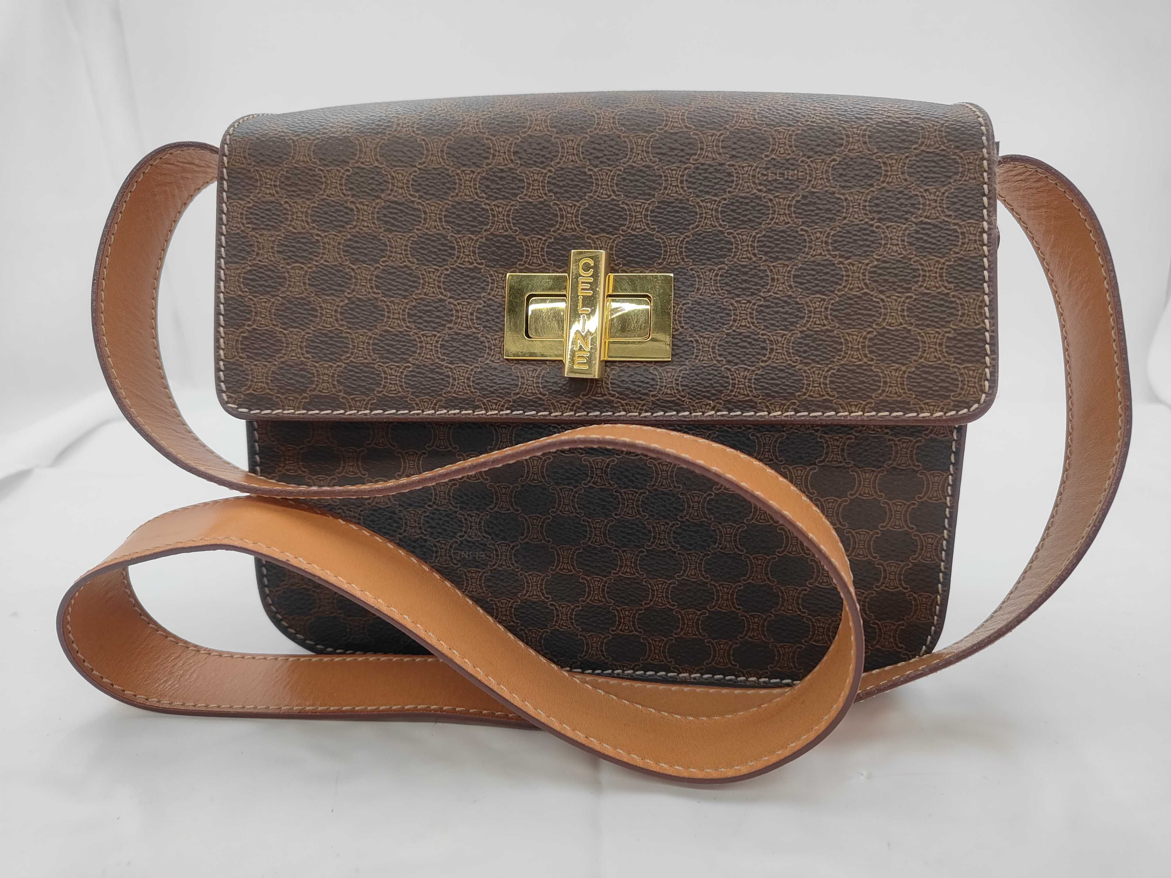 Macadam Turnlock Shoulder Bag