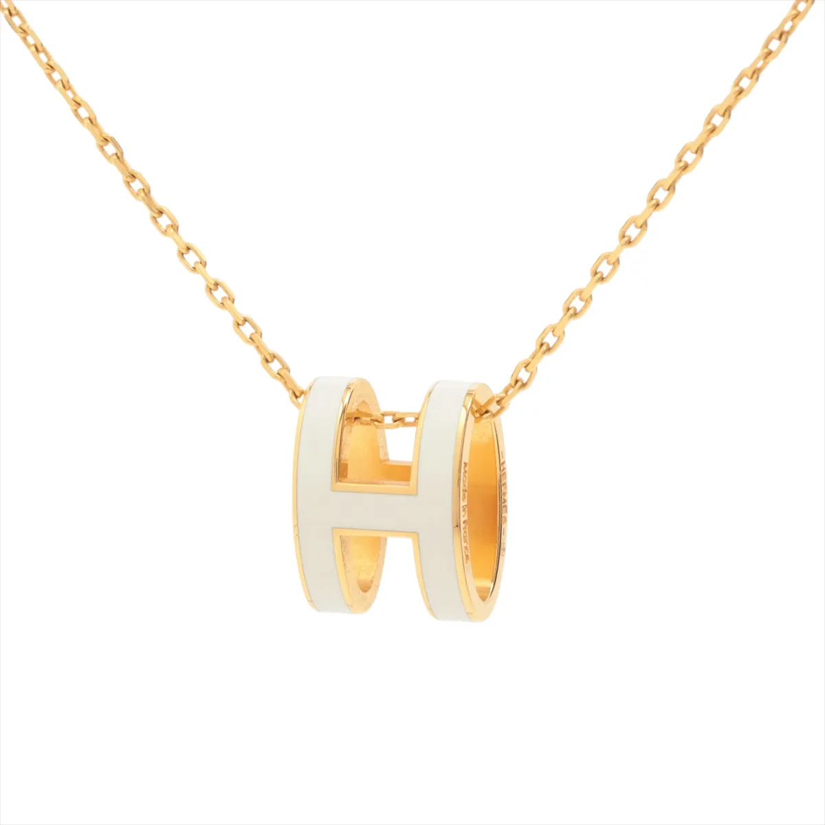 Pop H Necklace GP Gold