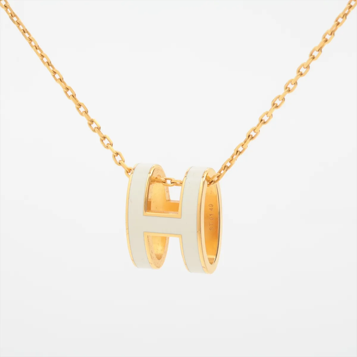 Pop H Necklace GP Gold — view 2