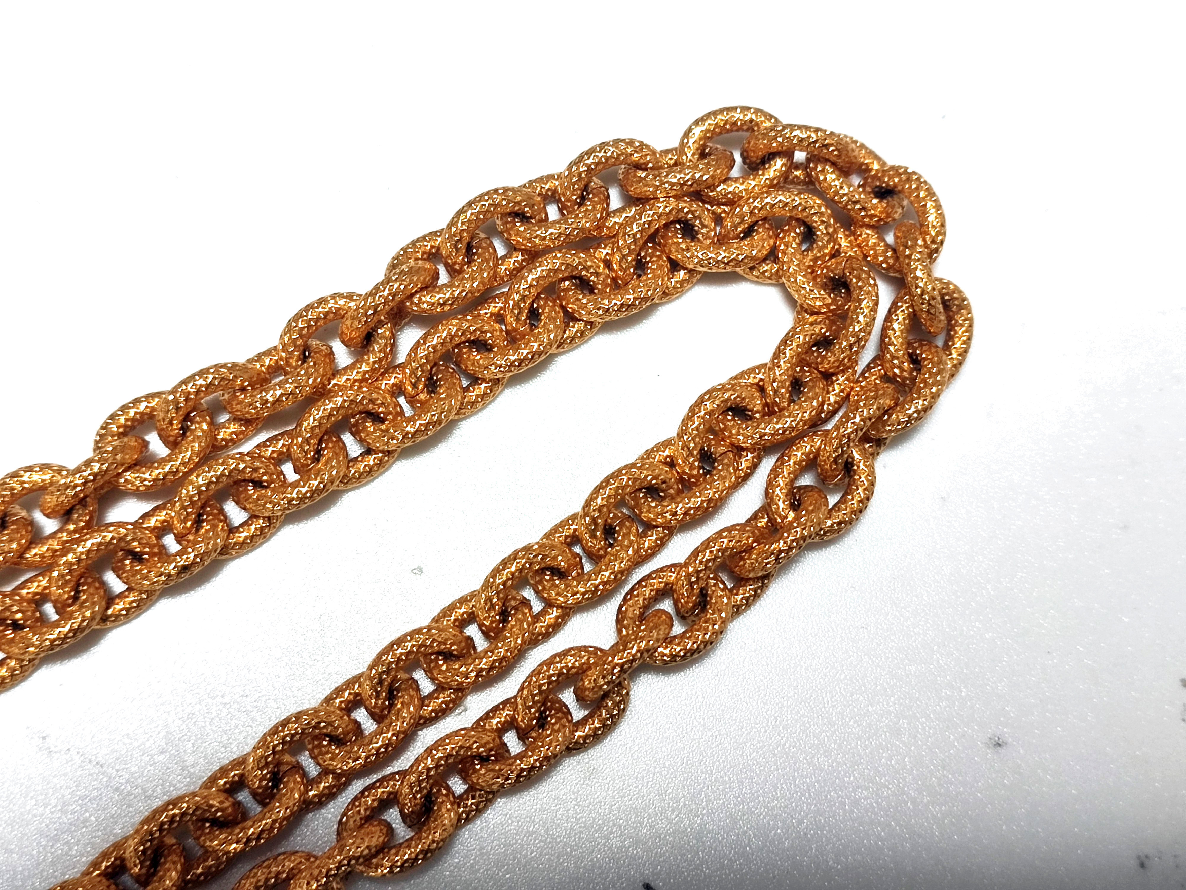 Coco Mark Lava Circle Necklace A — view 7