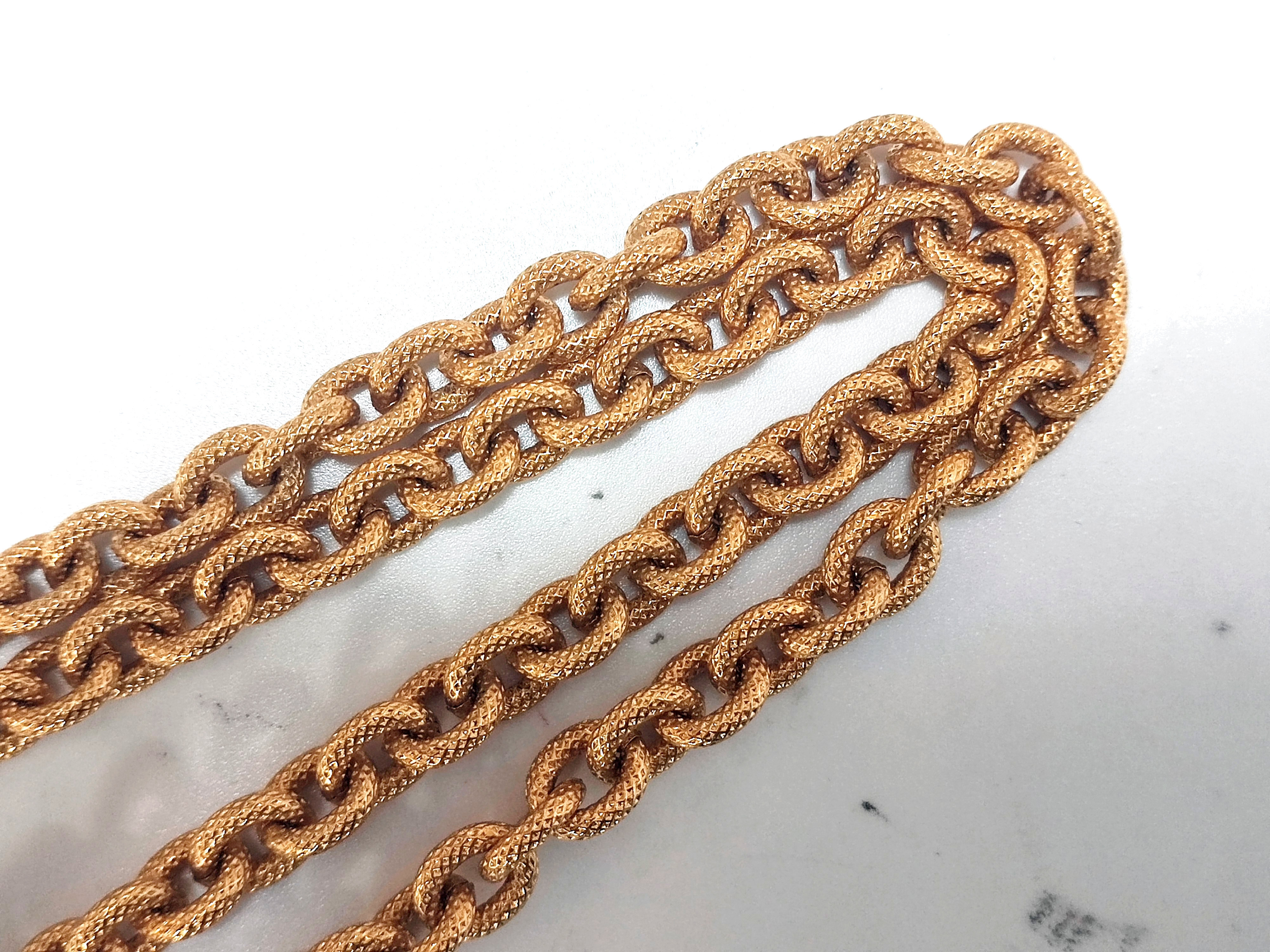 Coco Mark Lava Circle Necklace A — view 10