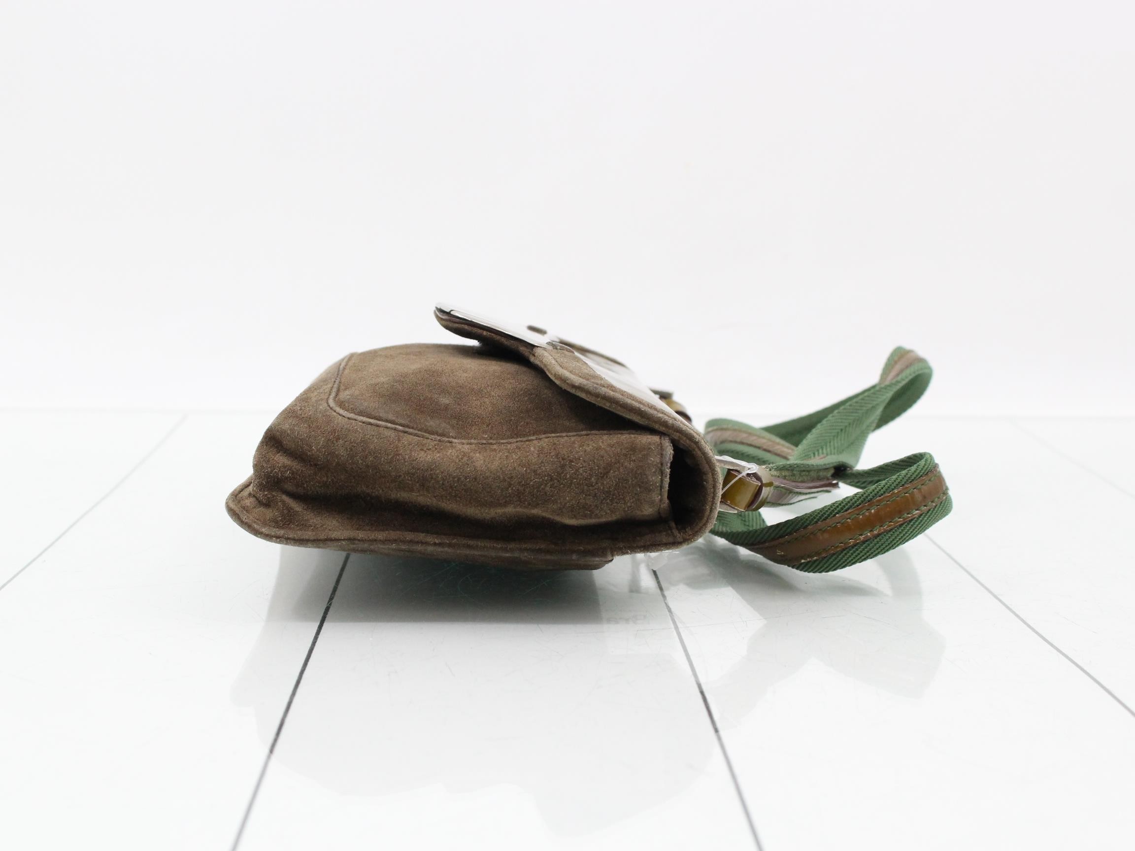 Archive Suede Shoulder Bag — view 3