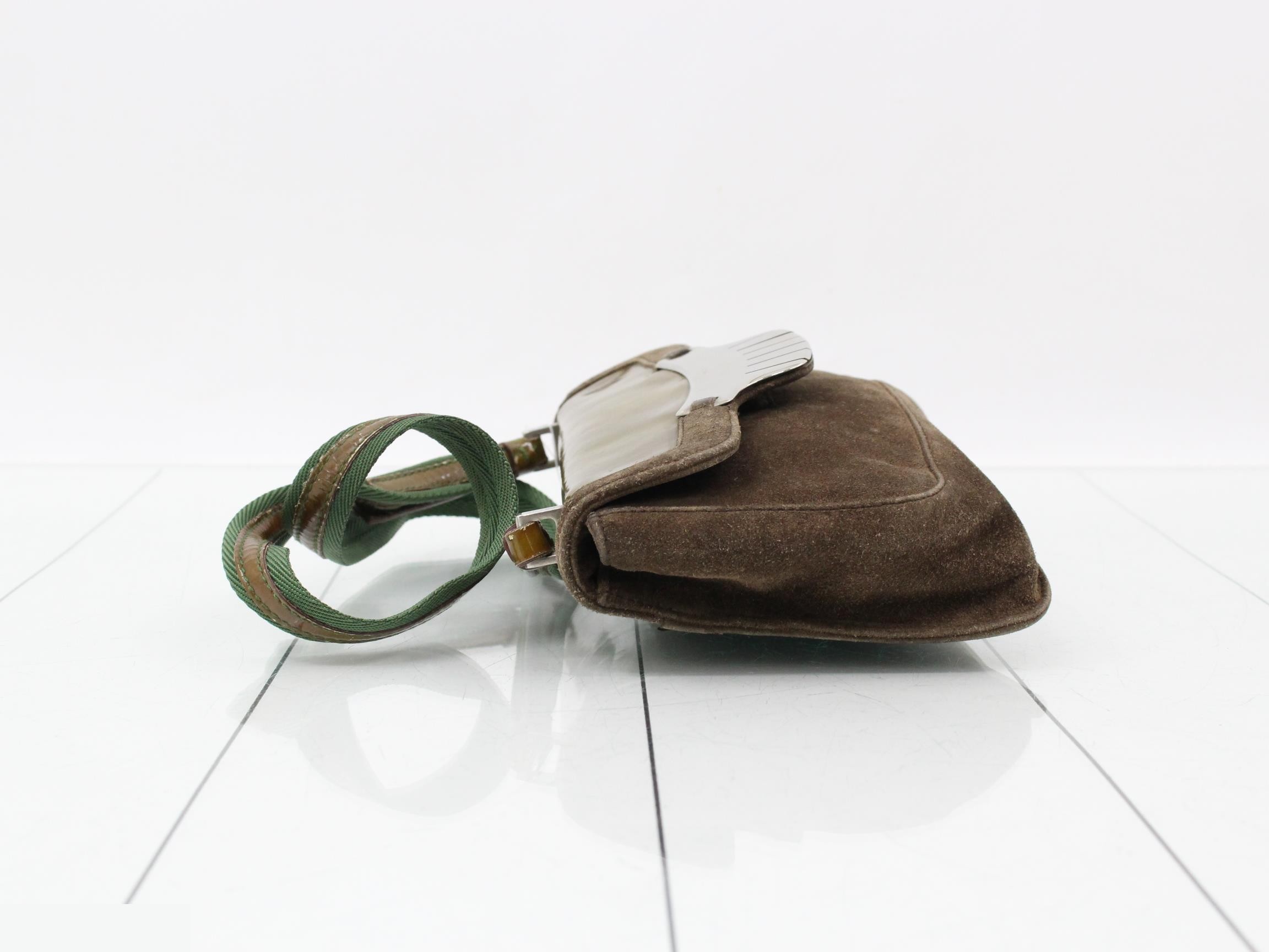 Archive Suede Shoulder Bag — view 4