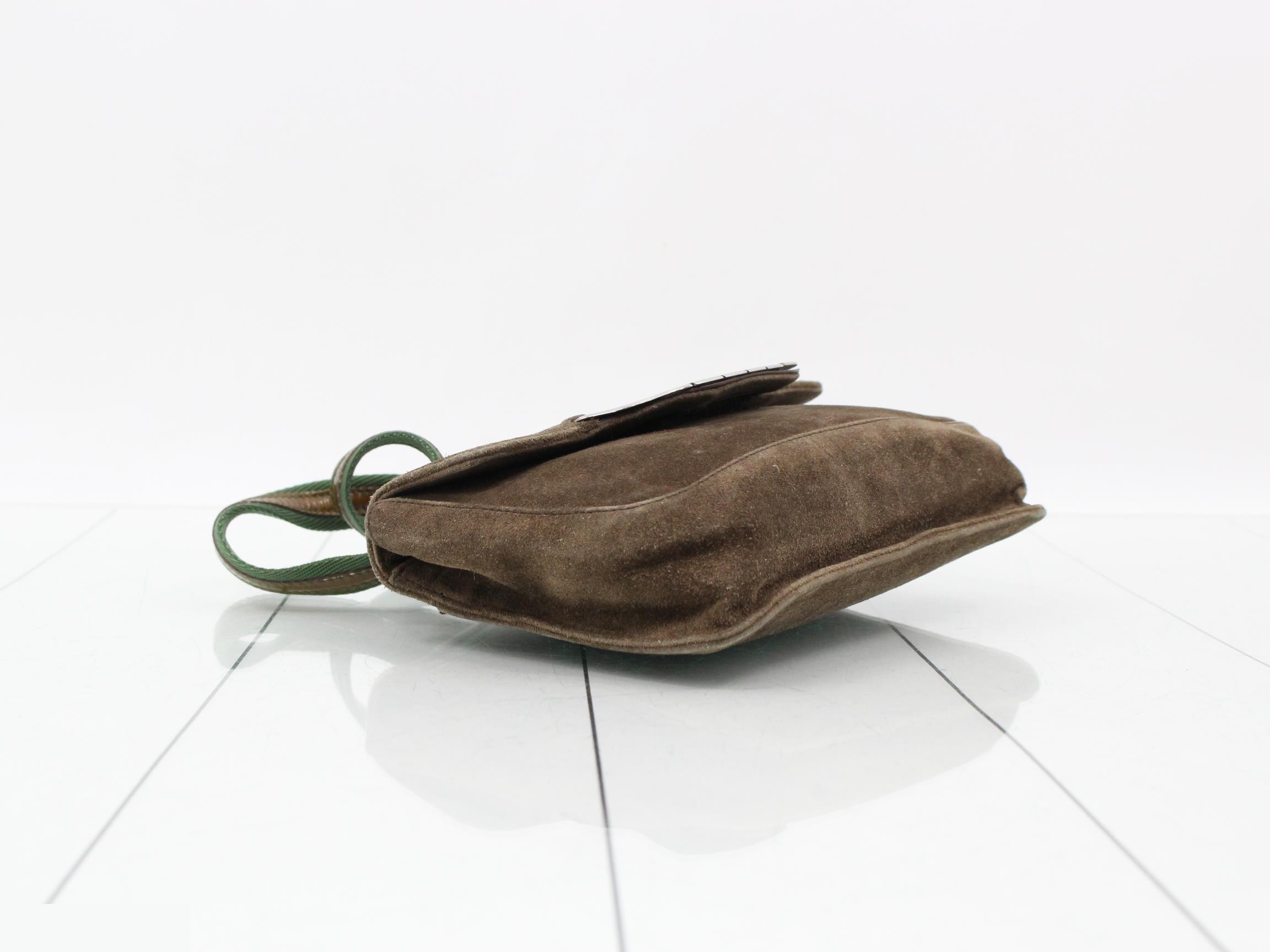 Archive Suede Shoulder Bag — view 5