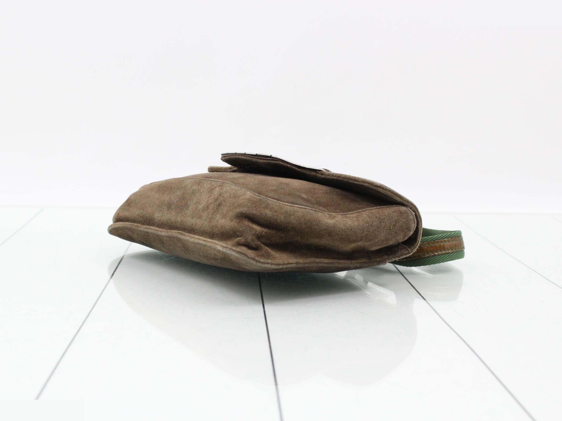 Archive Suede Shoulder Bag — view 6