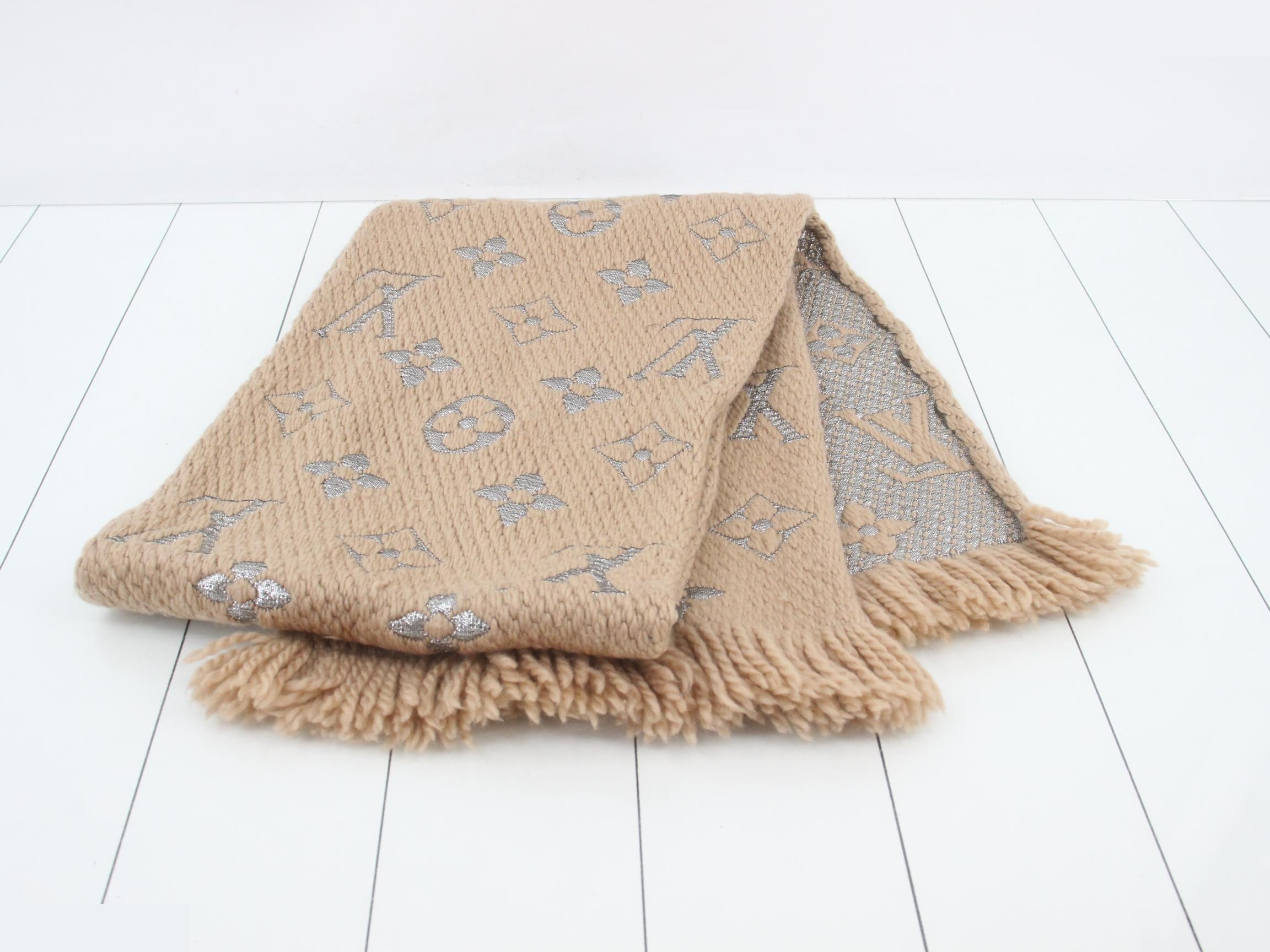 Monogram Echarpe Logo Mania Scarf with Tag — view 3