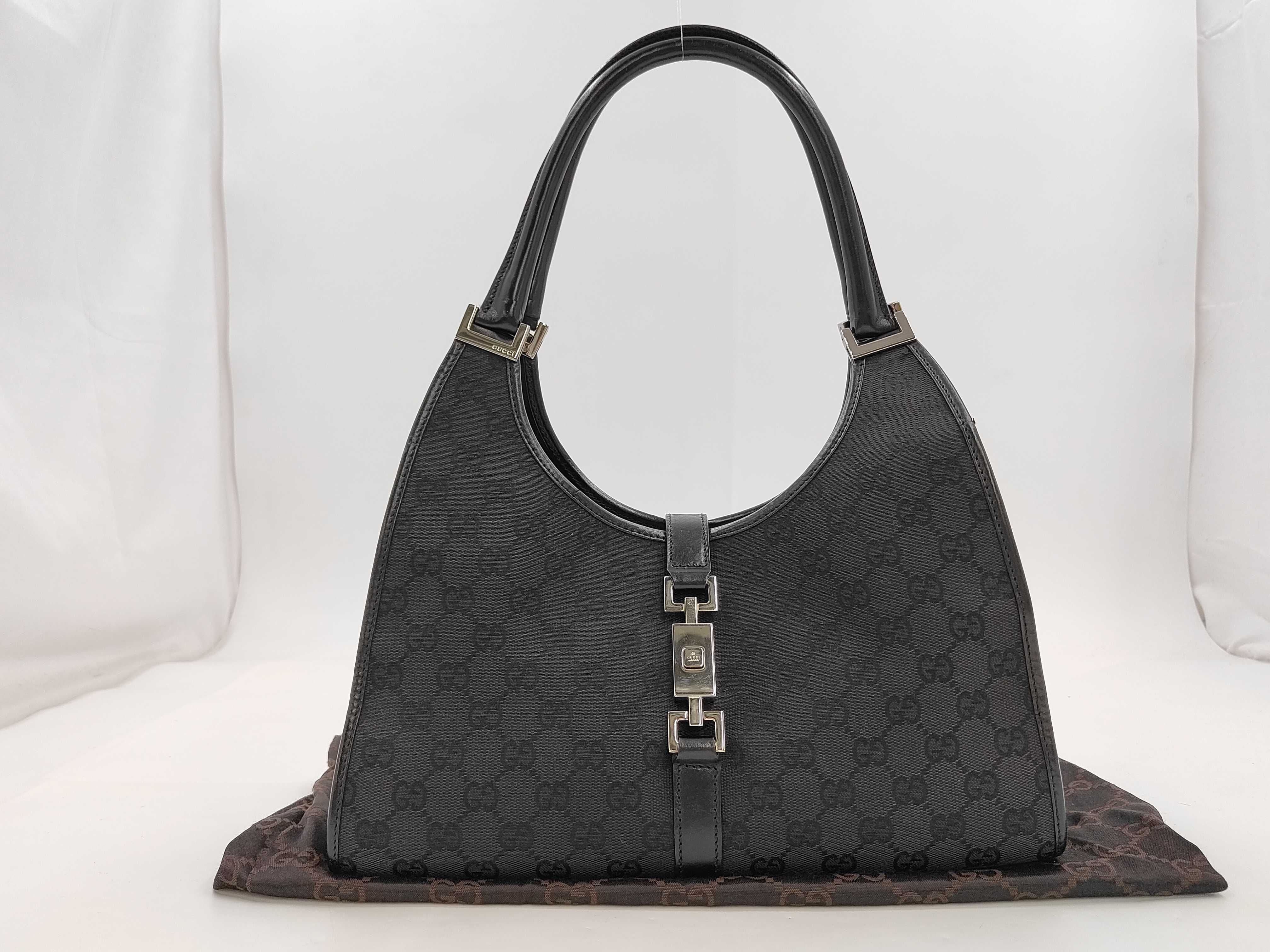 Jackie GG Canvas Handbag 002-1067