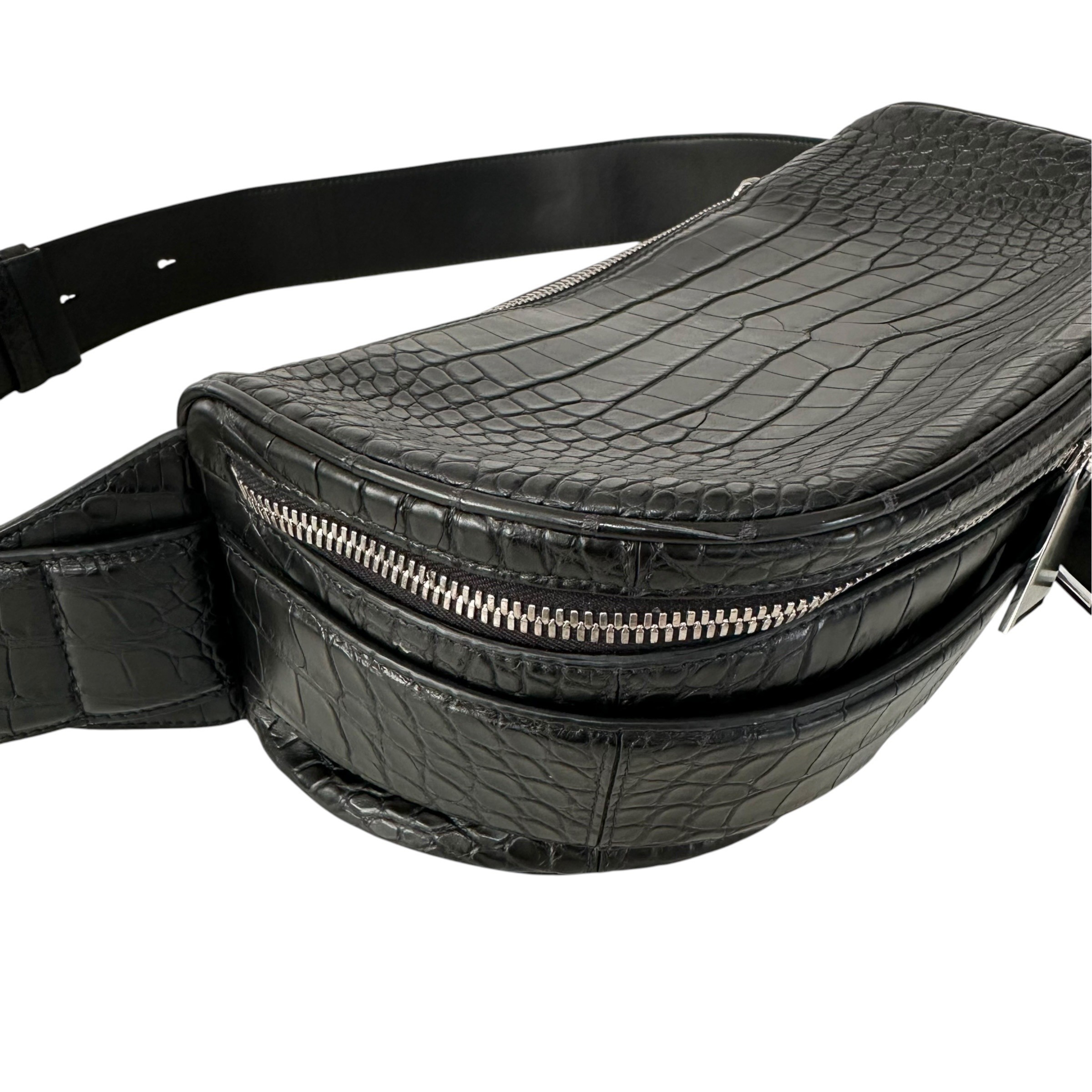 Waist bag, body bag, shoulder bag, black — view 2