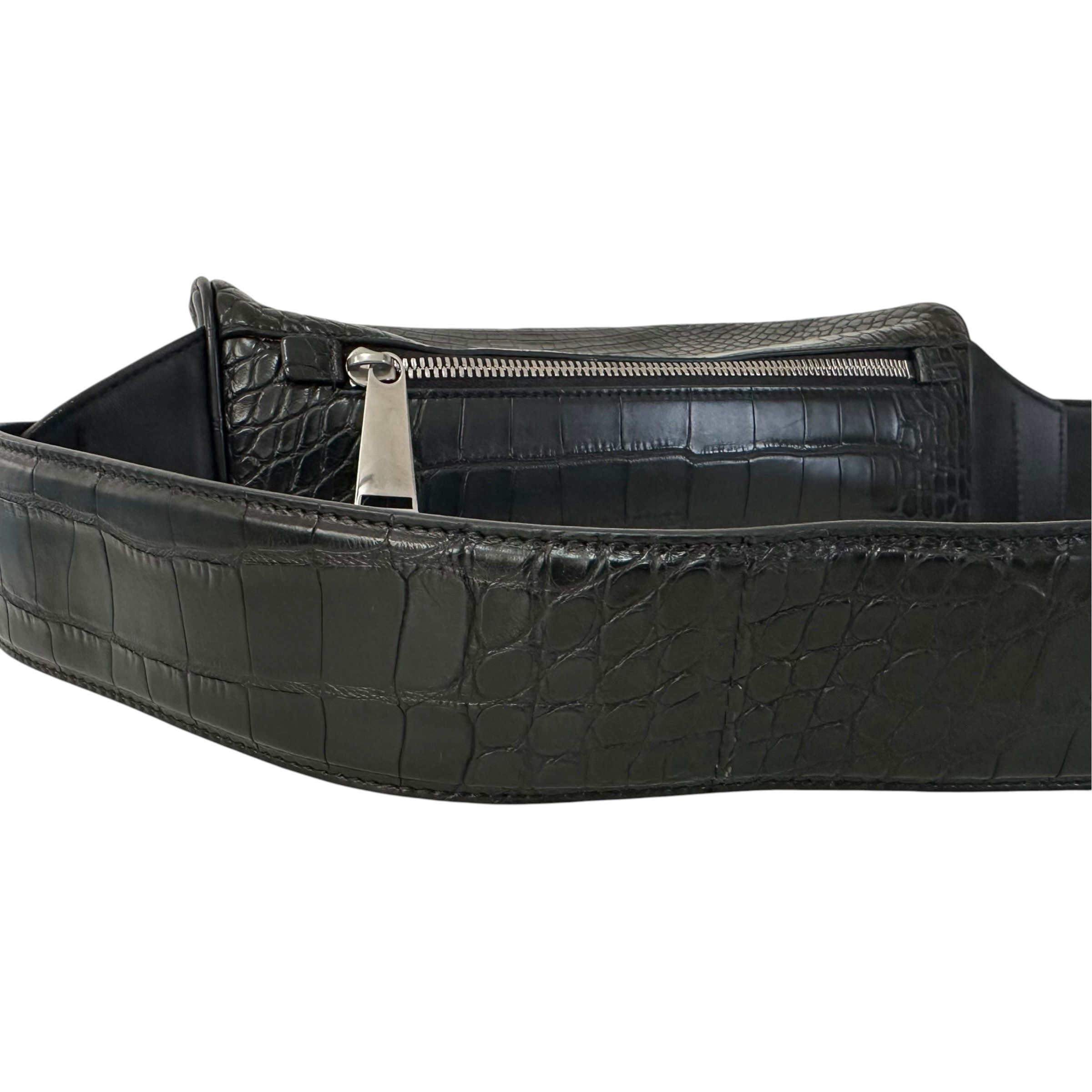 Waist bag, body bag, shoulder bag, black — view 7