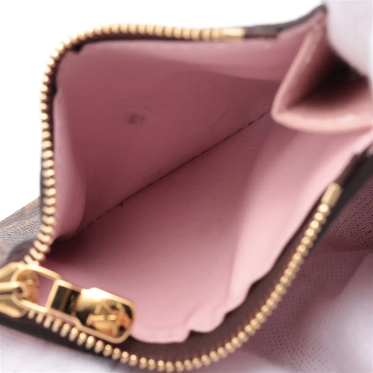 Monogram Portefeuille Zoe M62933 Rose Ballerine Compact Wallet — view 6