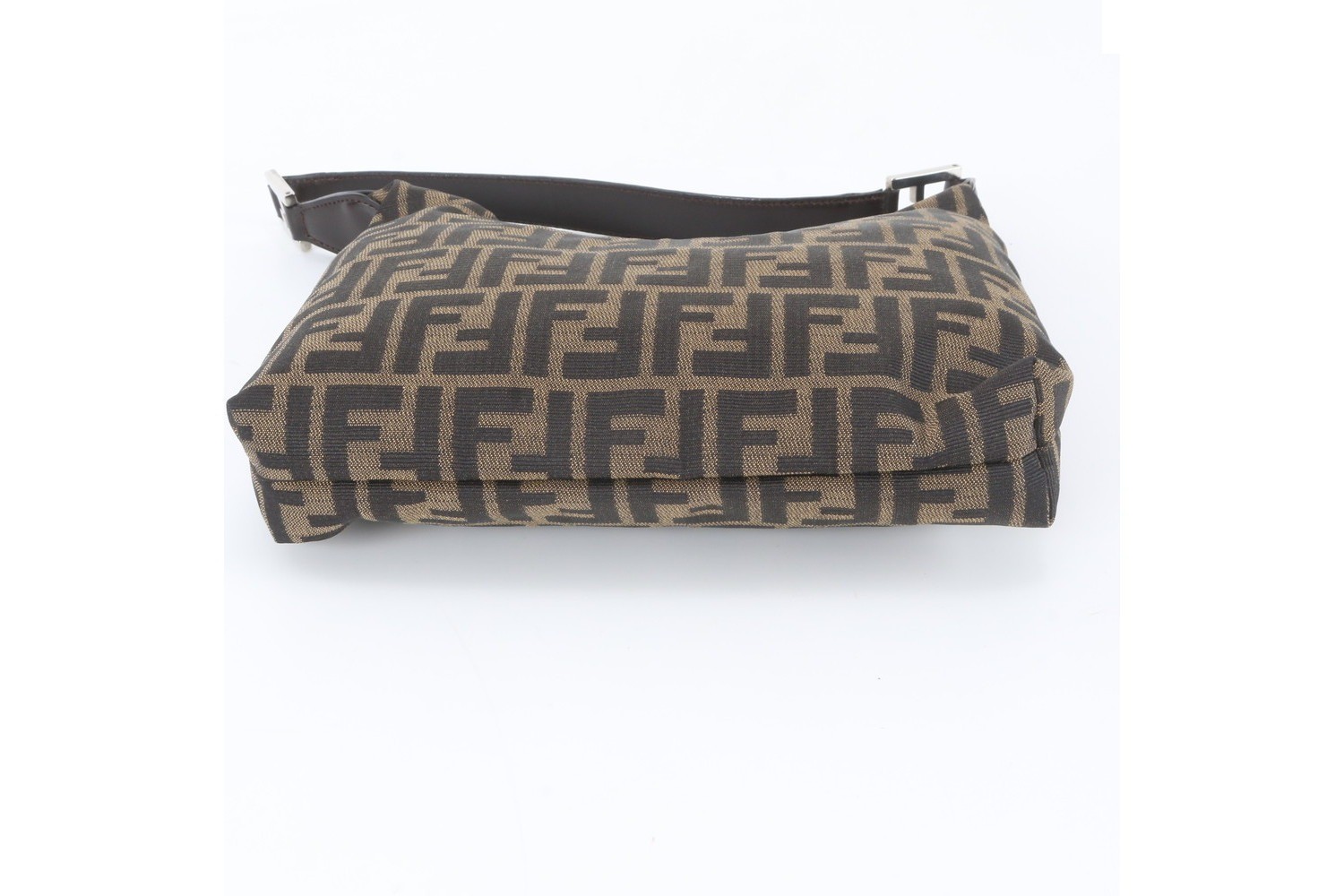Zucca Leather Canvas Shoulder Bag — view 6