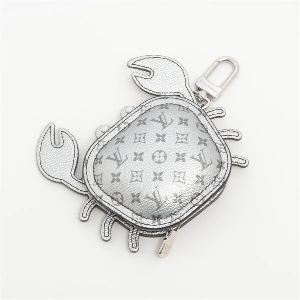 bag charm, LV Club, IK5204, PVC, silver,