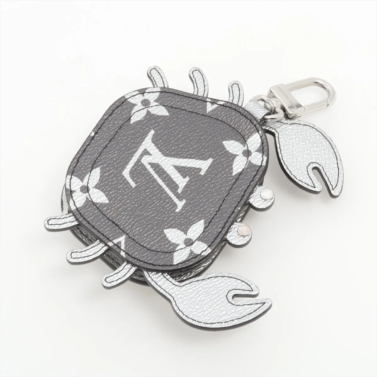 bag charm, LV Club, IK5204, PVC, silver, — view 2