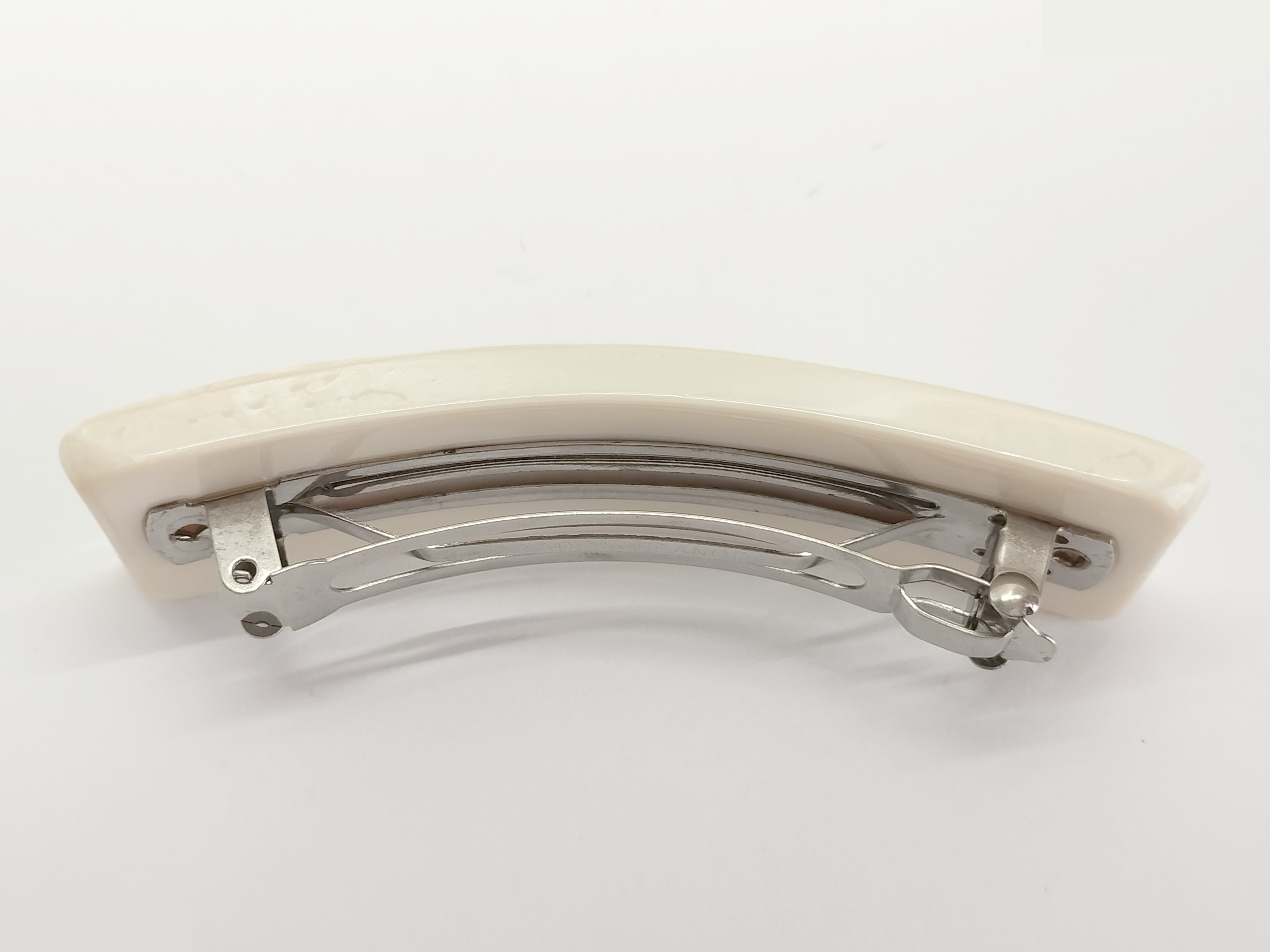 Logo plate barrette — view 4