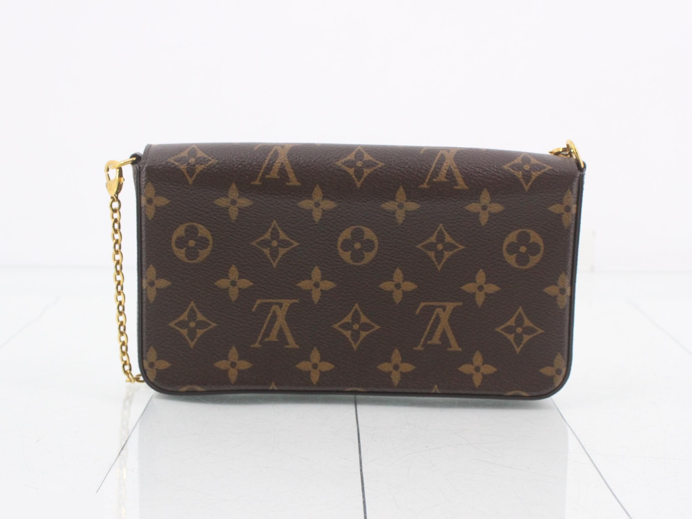 Pochette Felicie Fuchsia Shoulder Bag with Pouch and Card Case — view 2