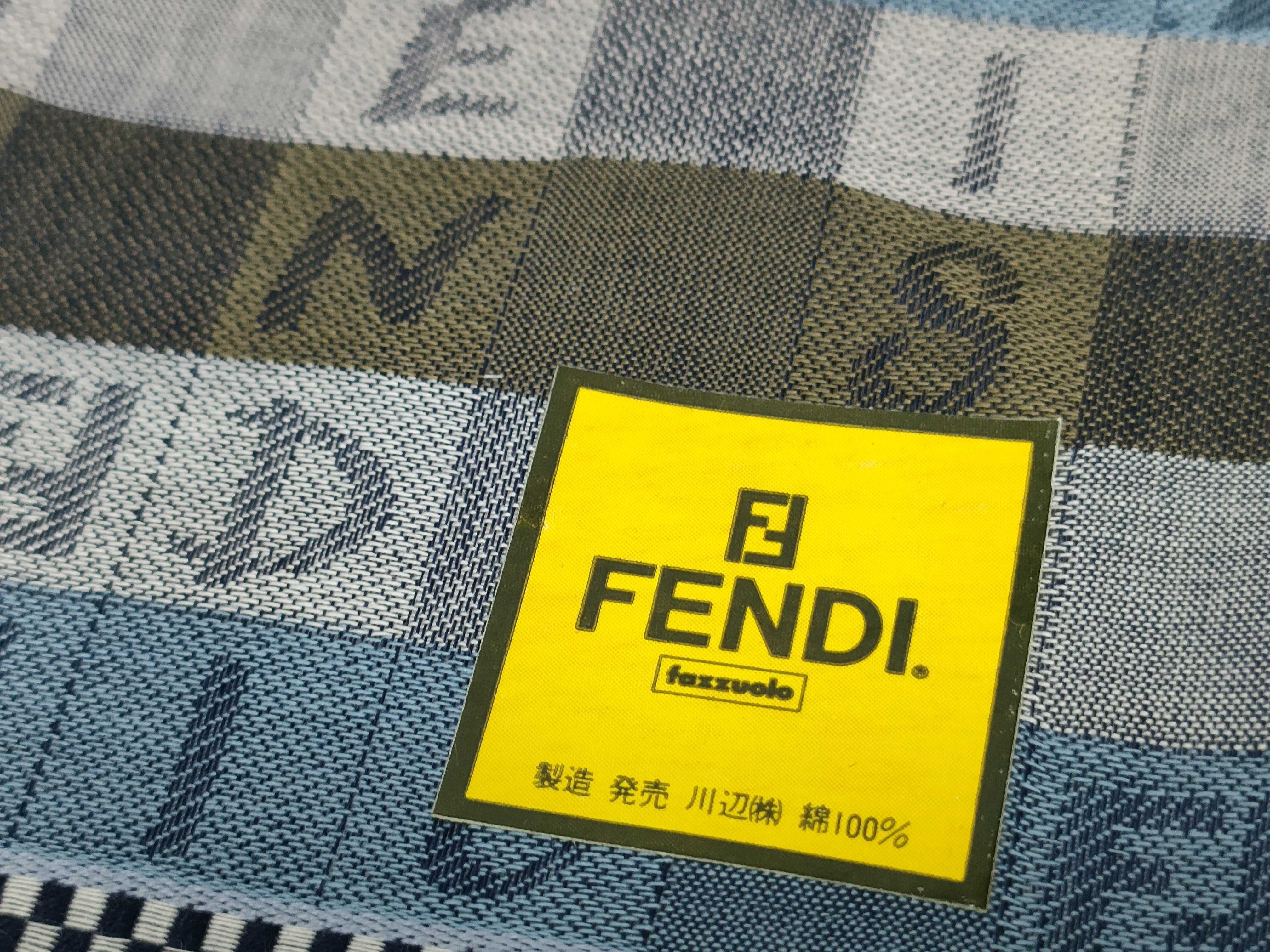 (Fendi) Unused, with seal, handkerchief/scarf, FF blue, other accessories. — view 4