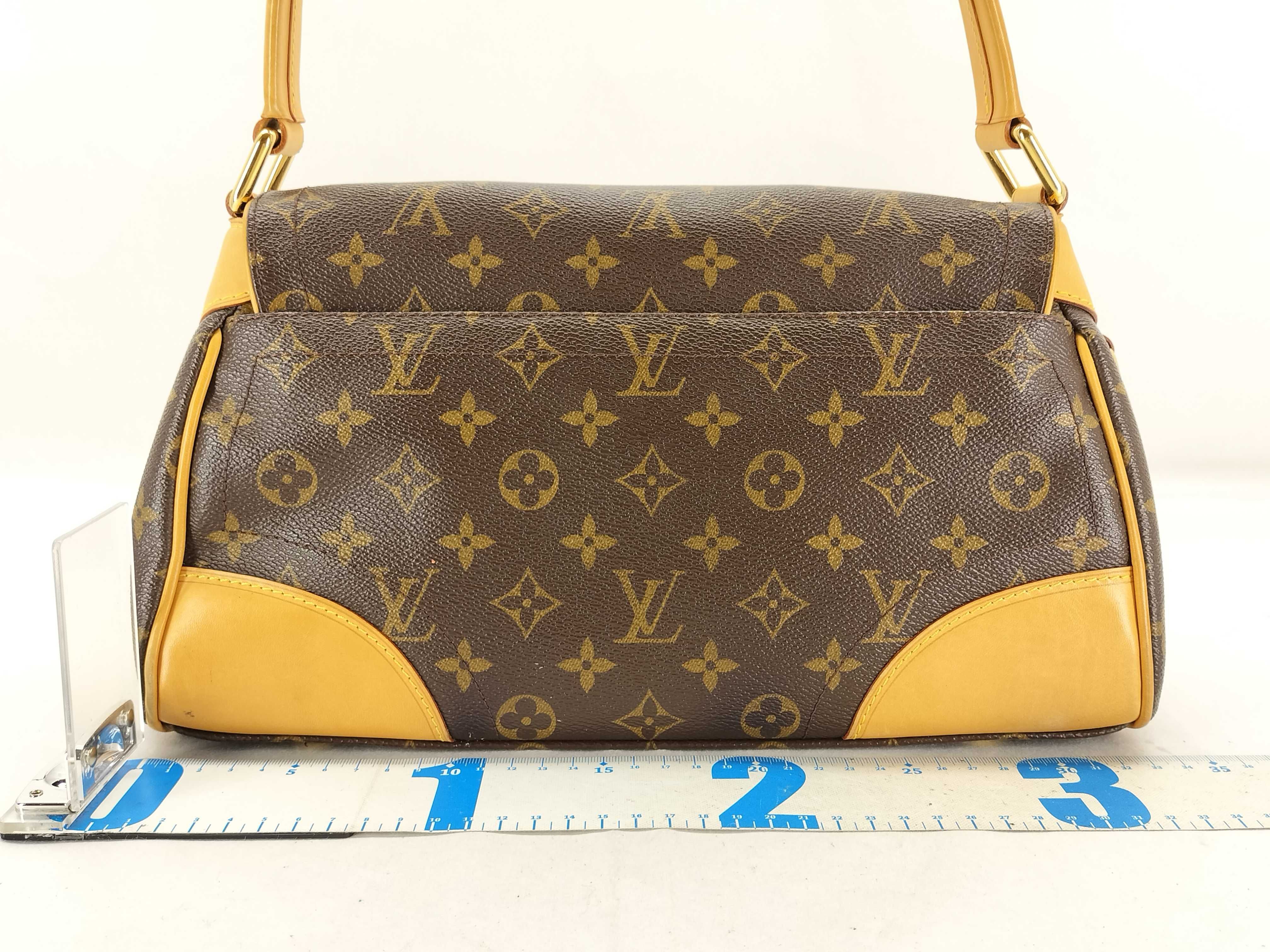 Monogram LV Beverly MM Monogram M40121 FL3087 Brown Shoulder Bag — view 2