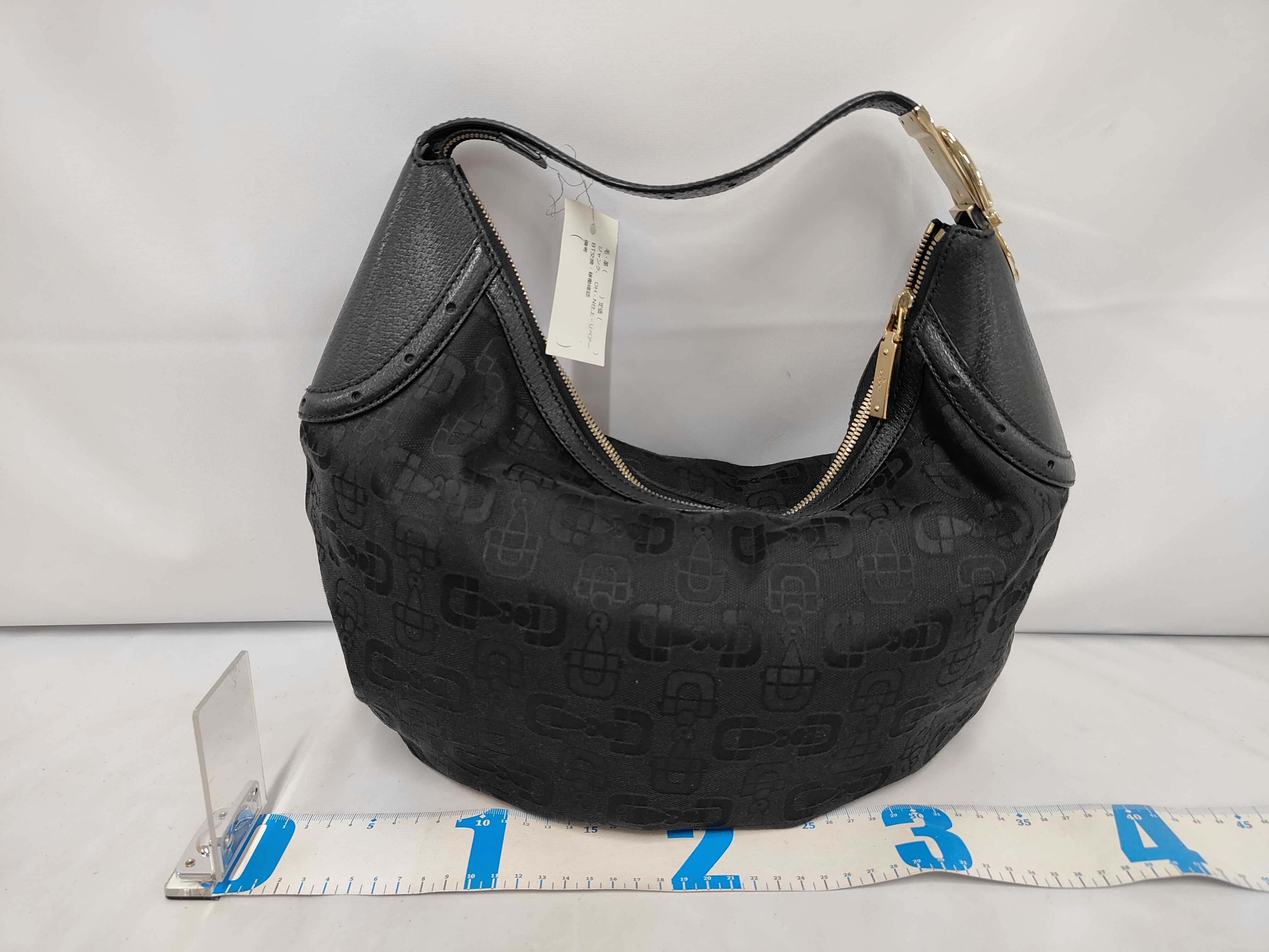 GG Canvas Shoulder Bag, Horsebit Pattern, 145764 — view 2